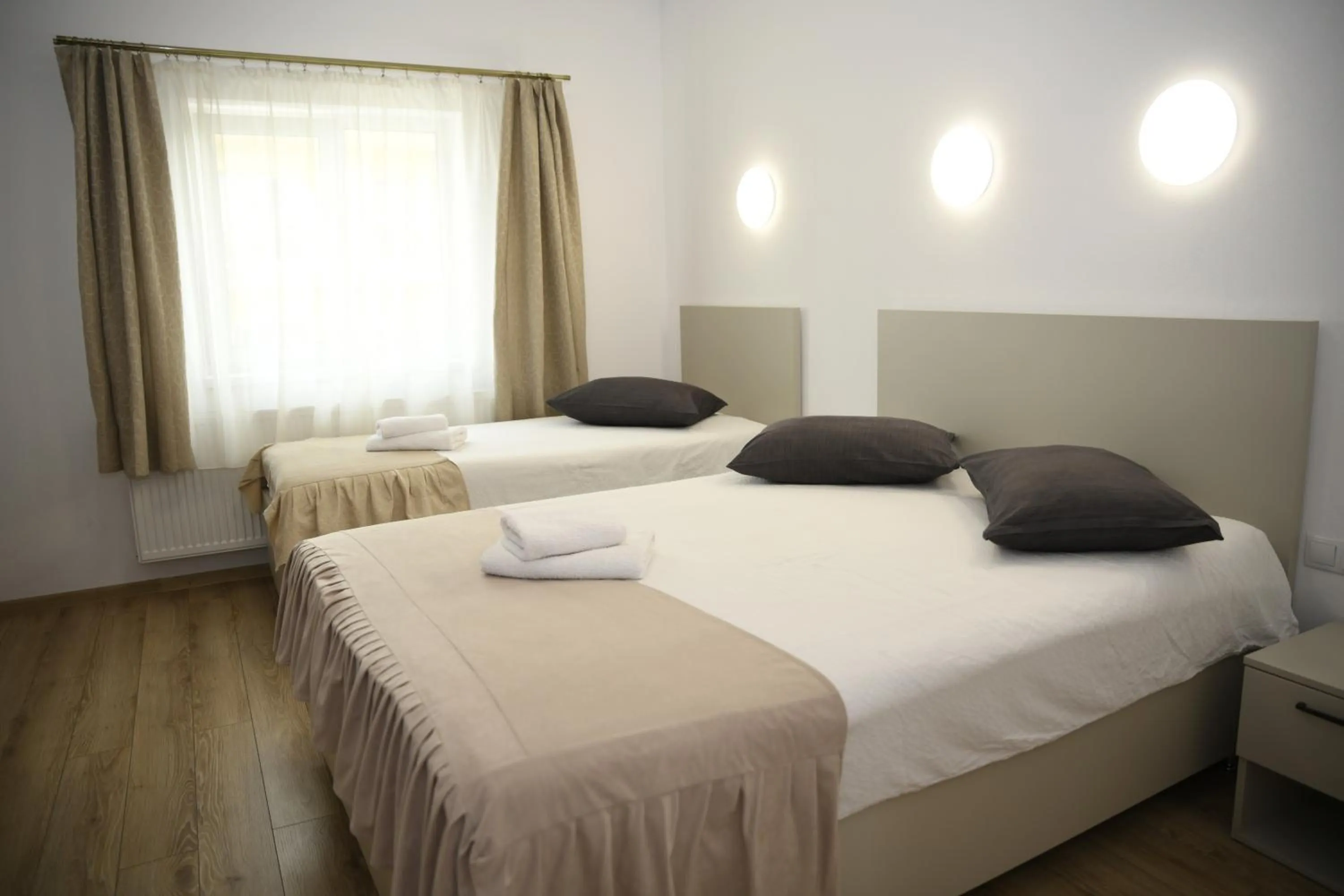 Bed in Pensiunea Zbor