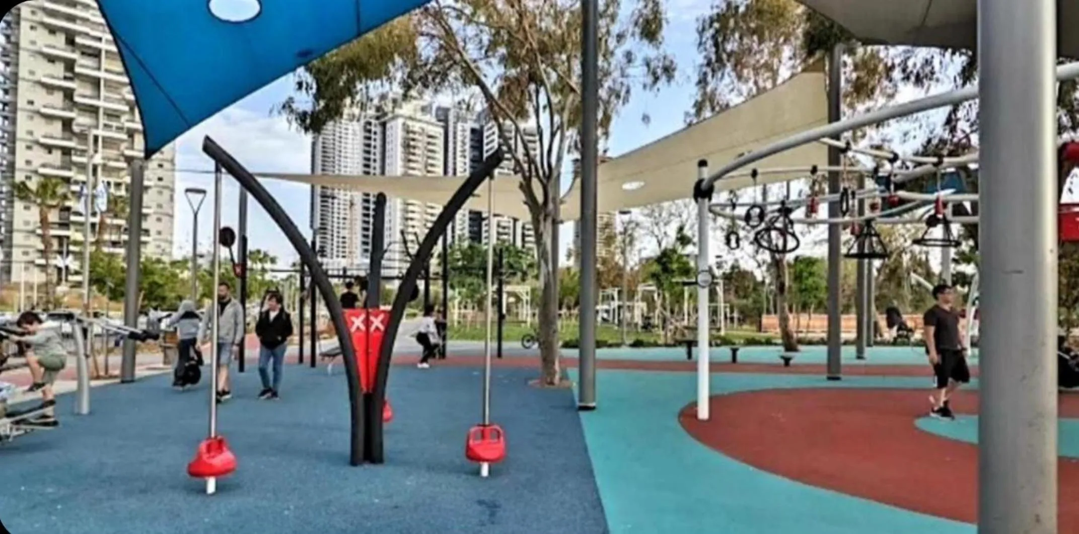 Children play ground in Apart Hotel TLV/Bat Yam Beach Front 1207