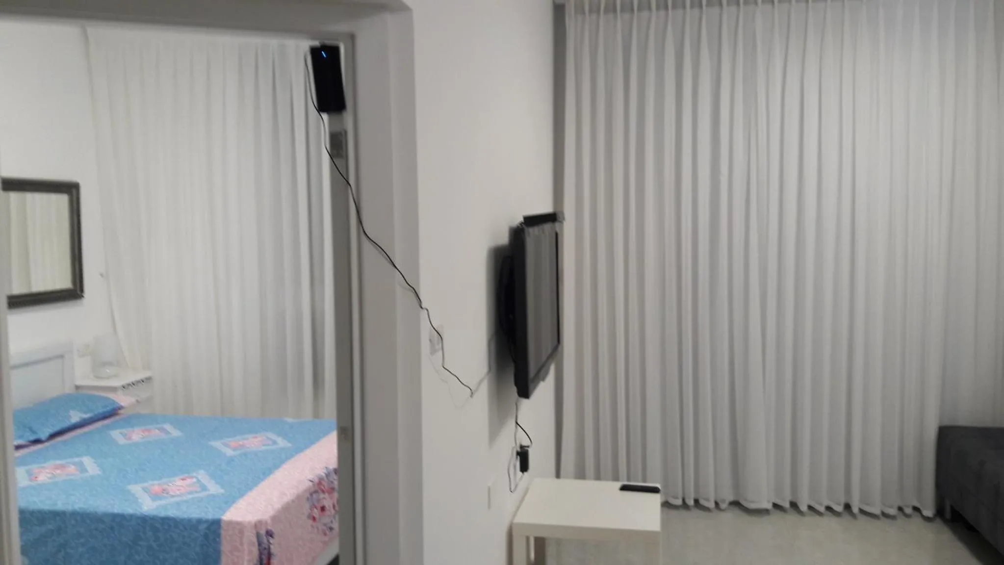 TV and multimedia, Bed in Apart Hotel TLV/Bat Yam Beach Front 1207