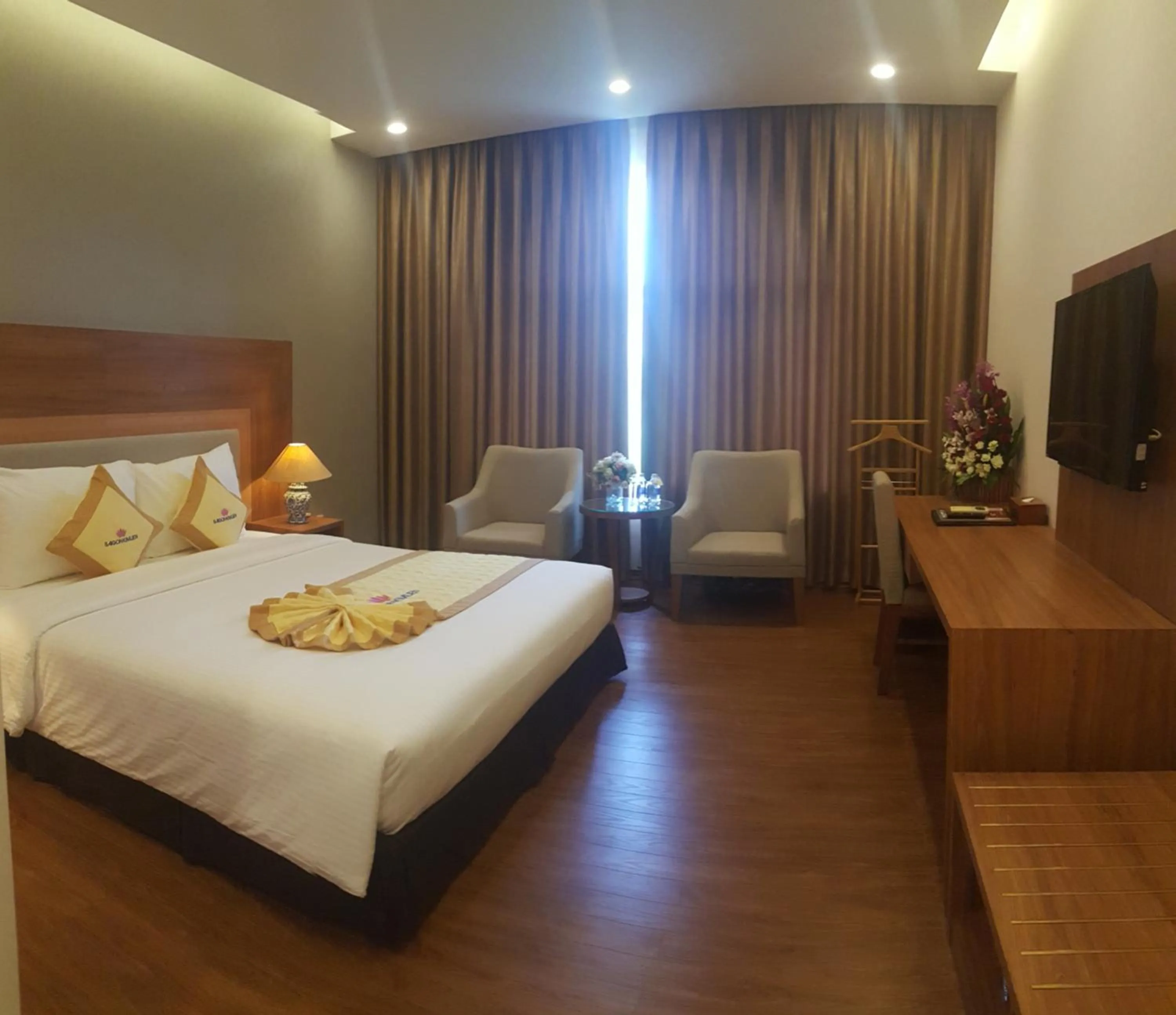 Bed in Sai Gon Kim Lien Hotel Vinh City