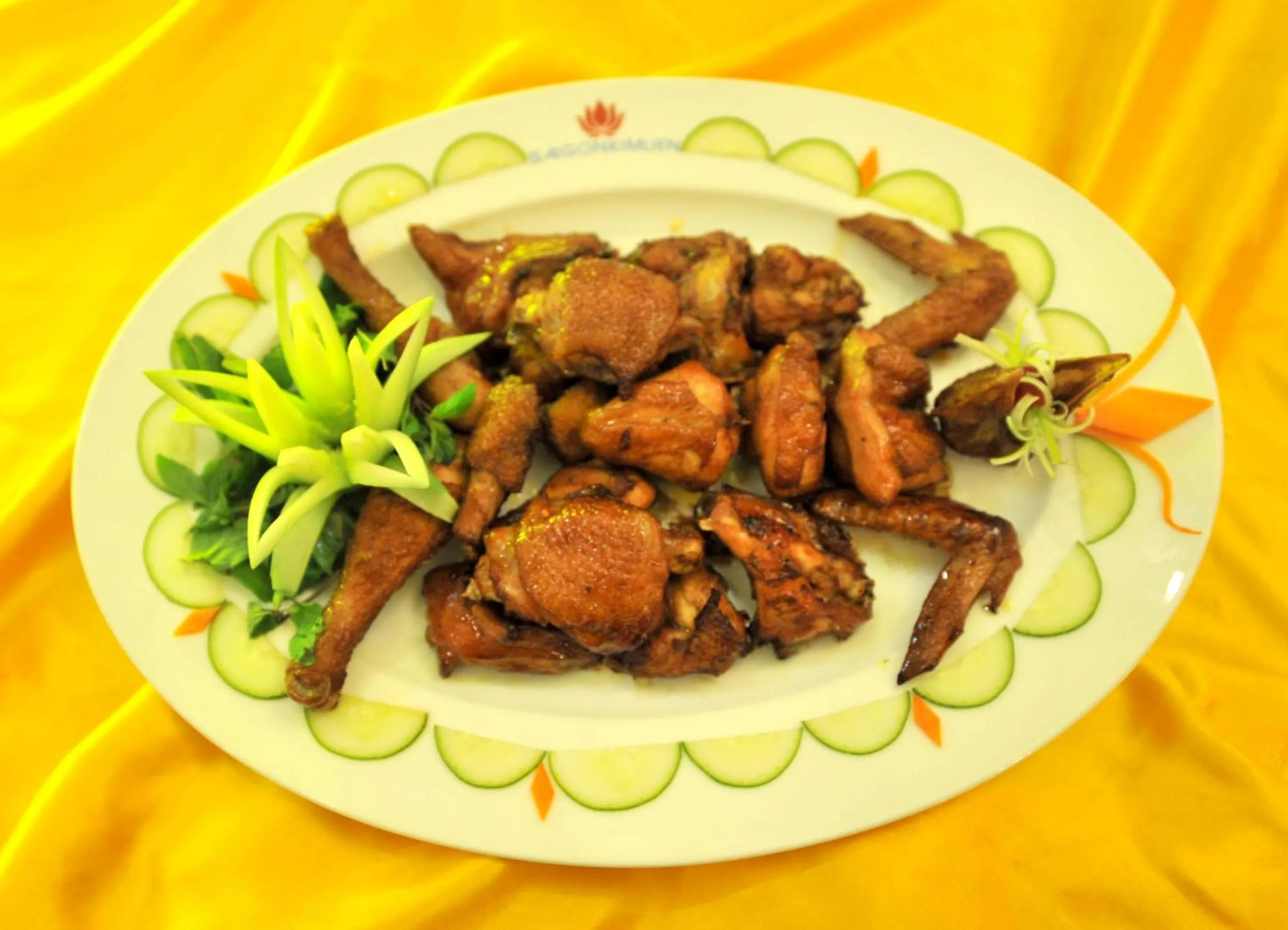 Food close-up in Sai Gon Kim Lien Hotel Vinh City