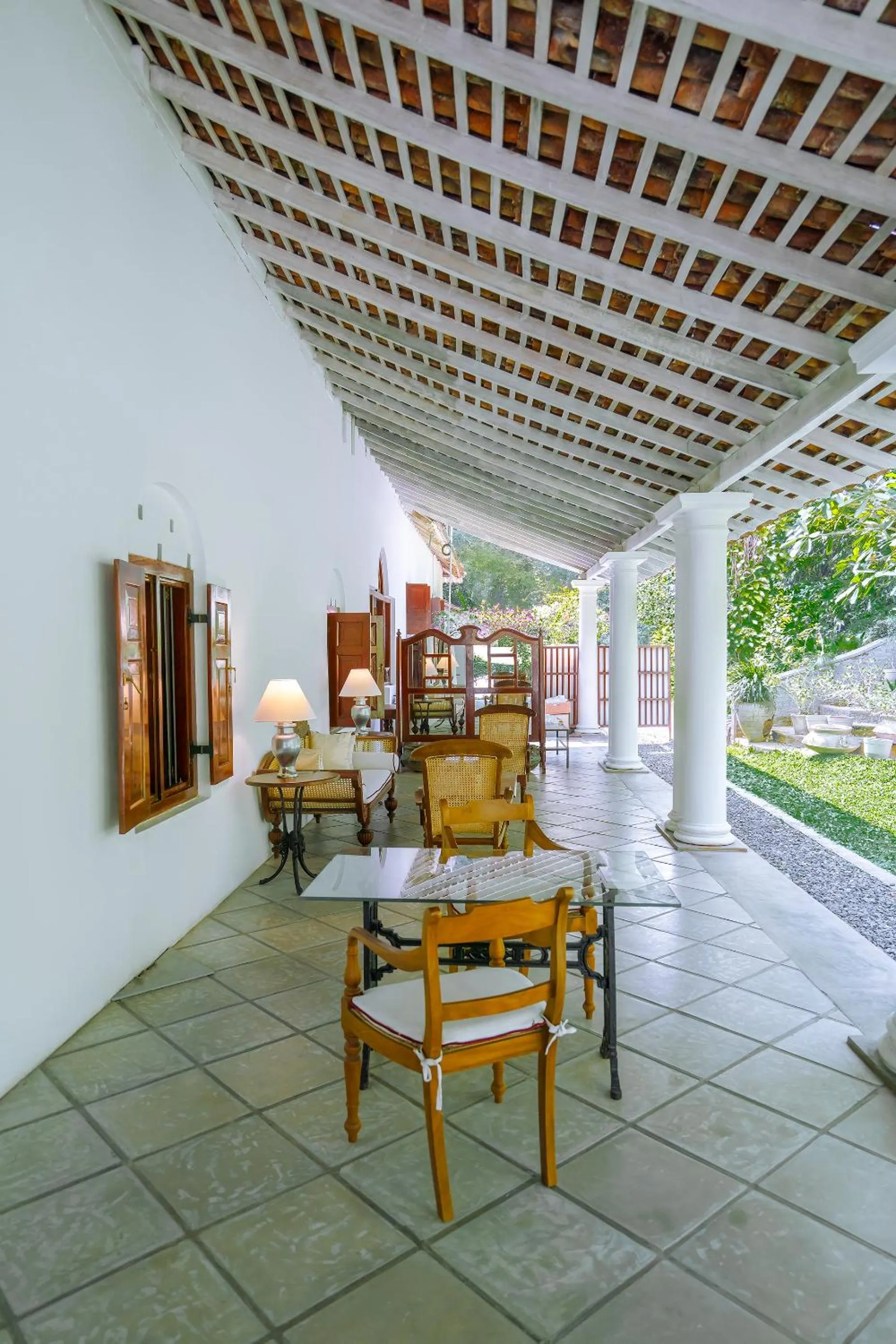 Patio in Adigars Manor