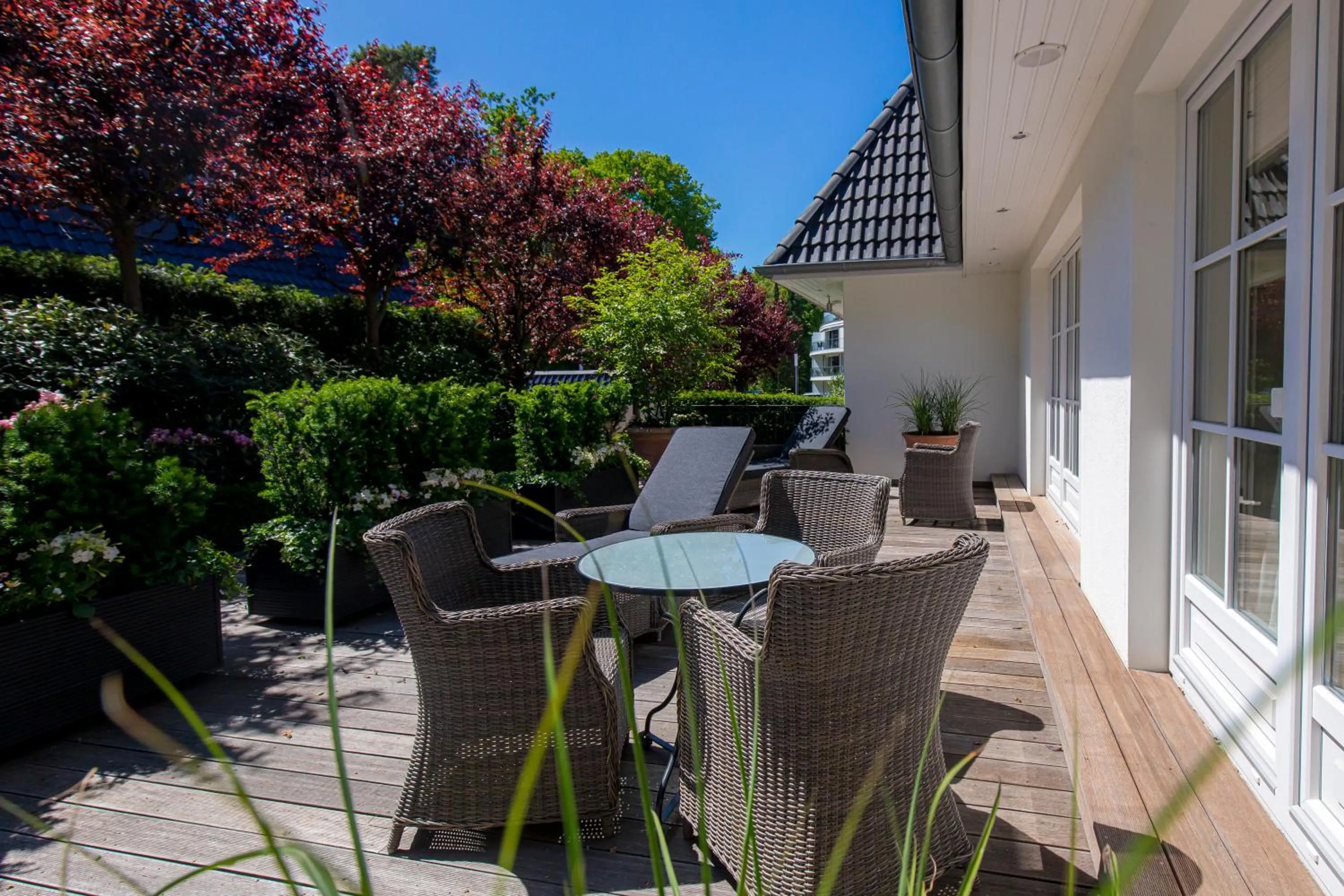 Balcony/Terrace in Strandhotel Fontana