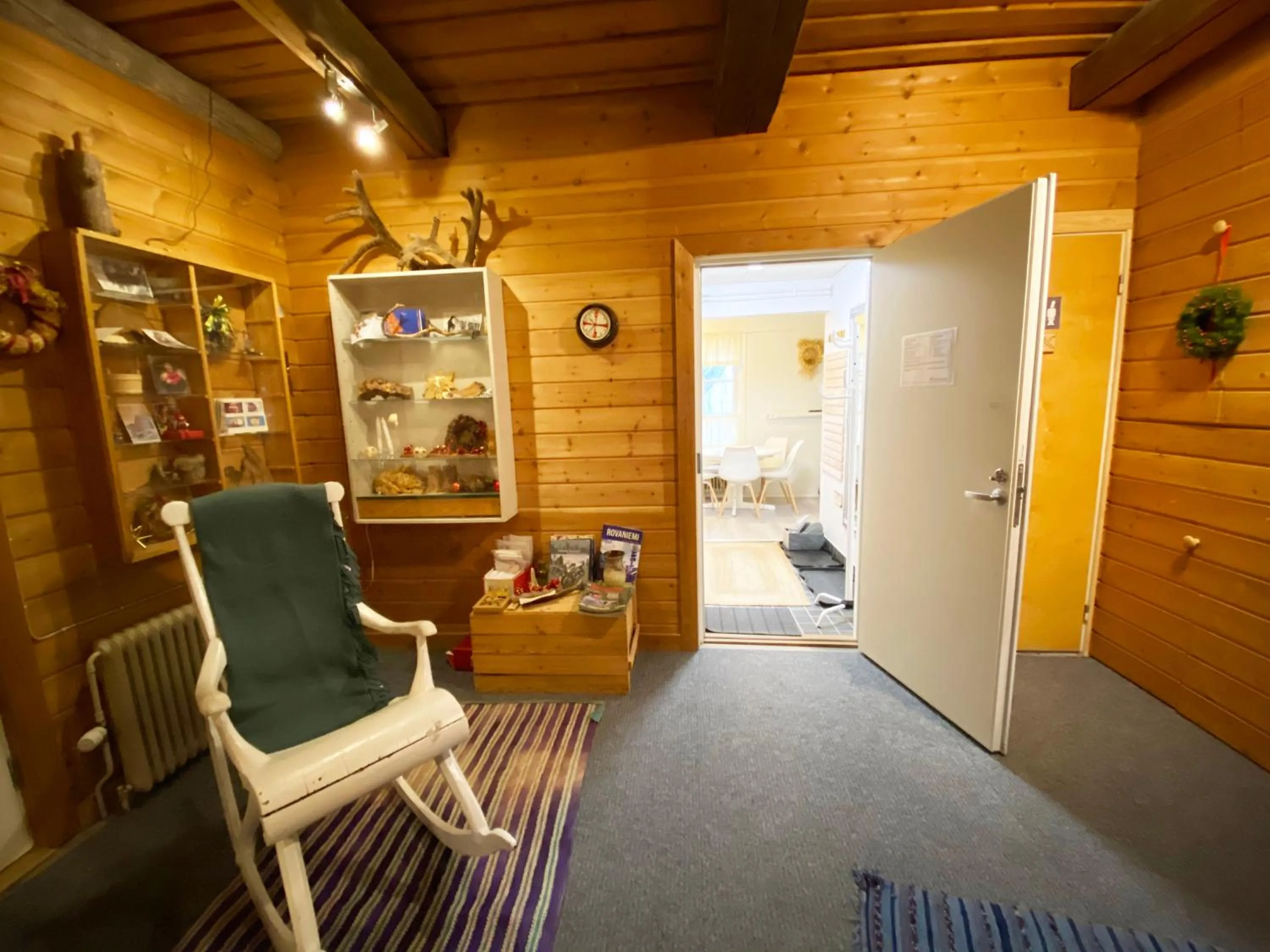 Facade/entrance in LAURI Historical Log House Manor