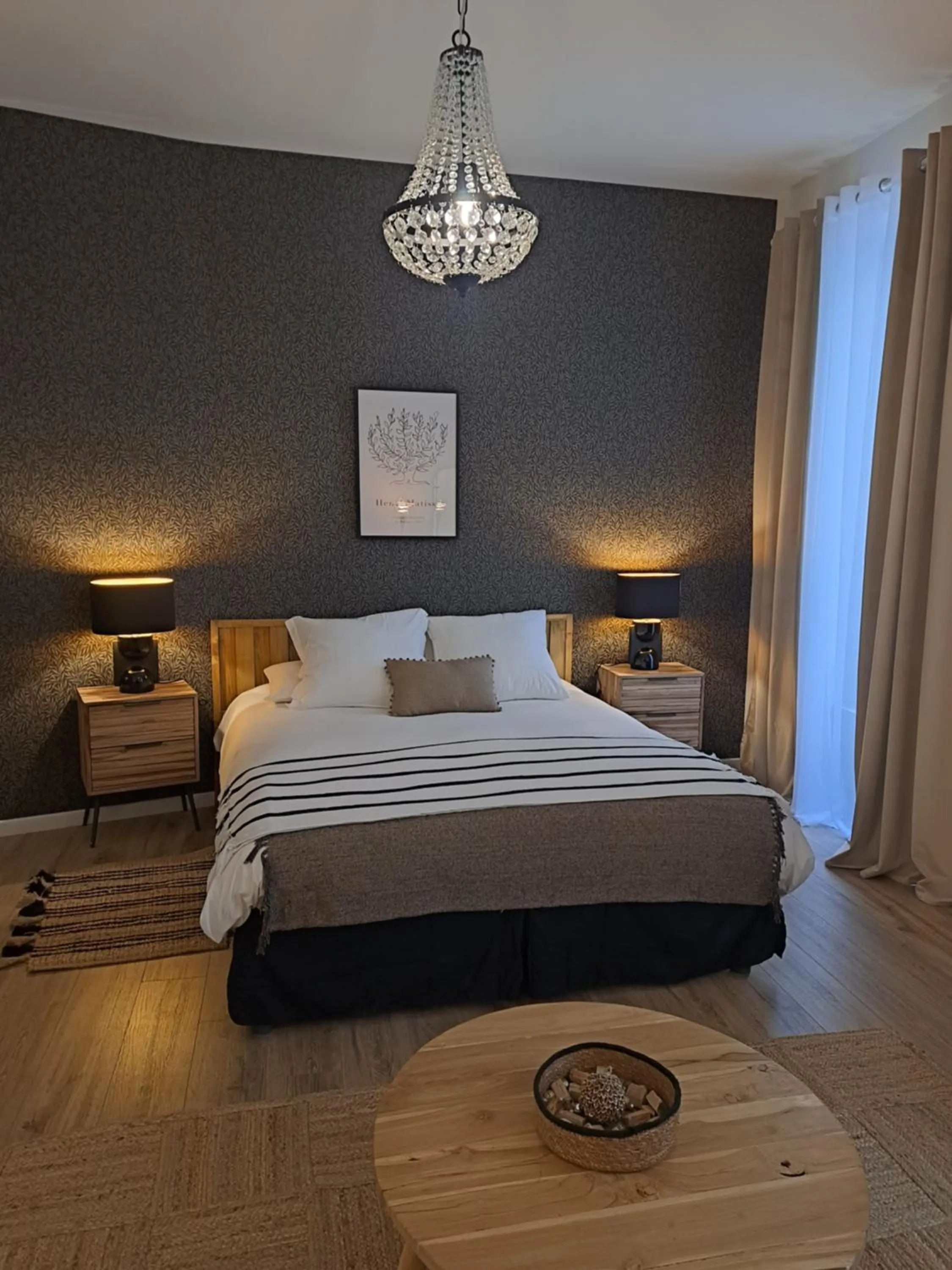 Bed in Hôtel Le Patio de Sophie