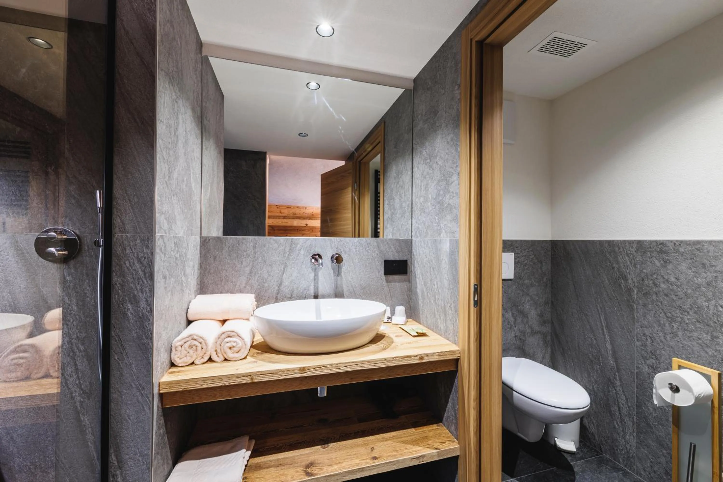 Toilet in Steinbock B&B - Apartaments