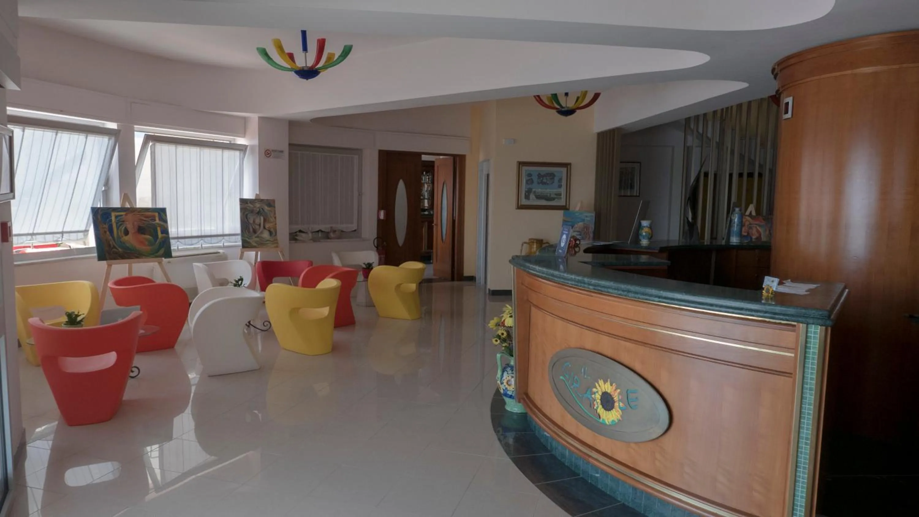Lobby or reception in Hotel Il Girasole