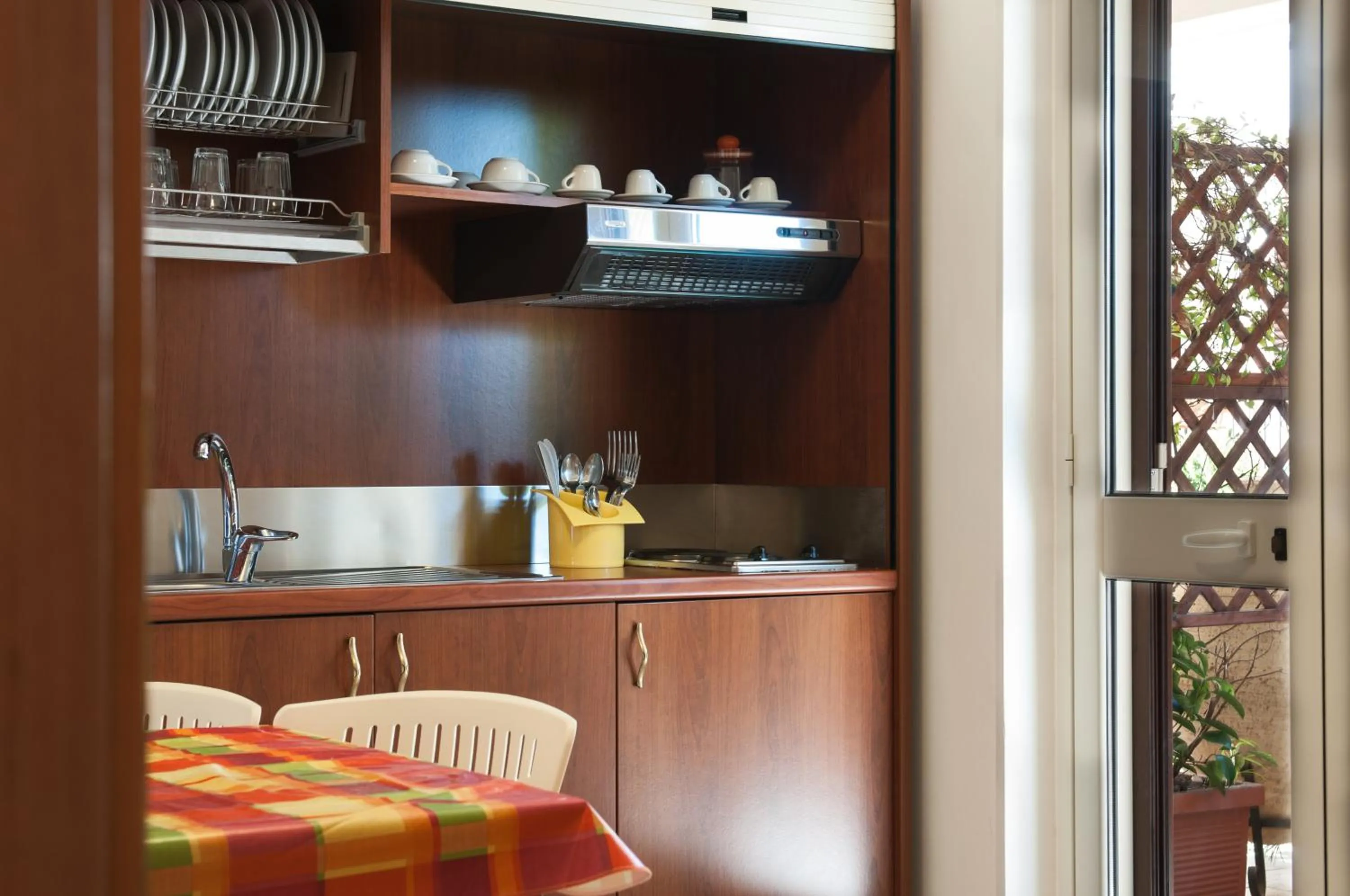 Kitchen or kitchenette in Residence Casa Del Mar Sicilia