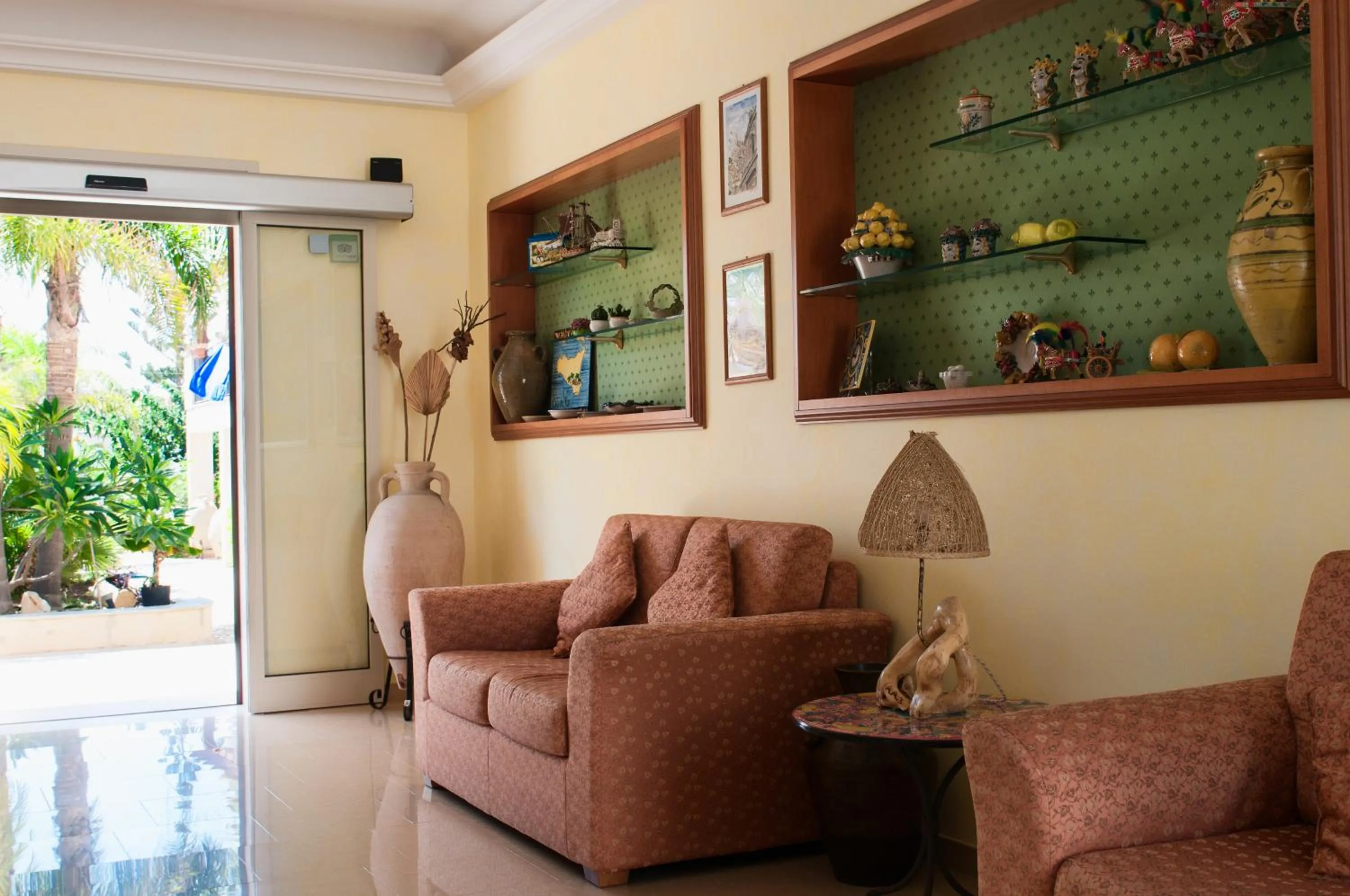 Seating area in Residence Casa Del Mar Sicilia