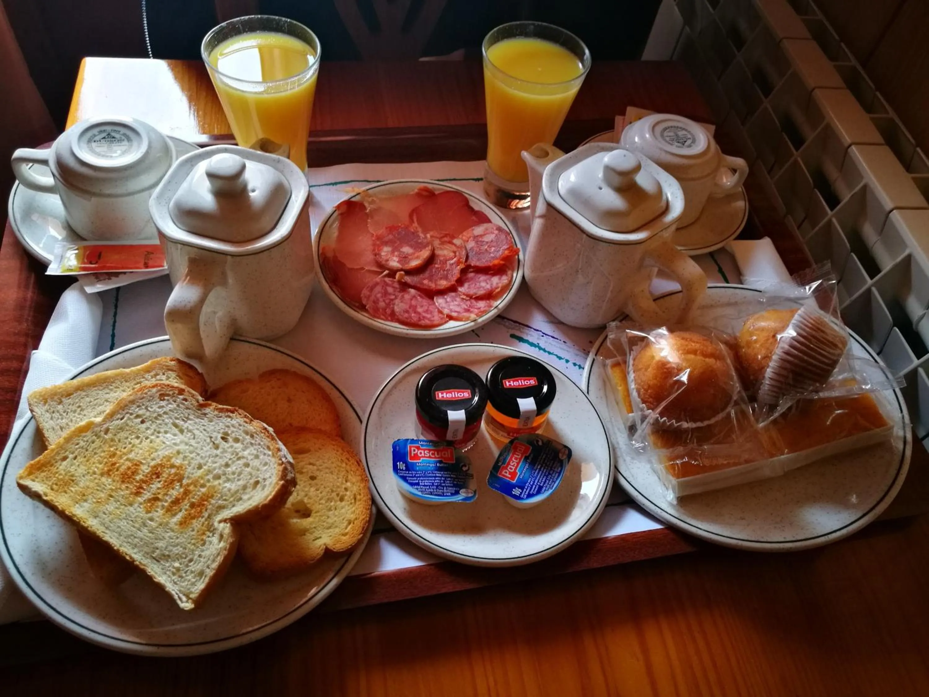 Food and drinks in Hotel Doña Blanca