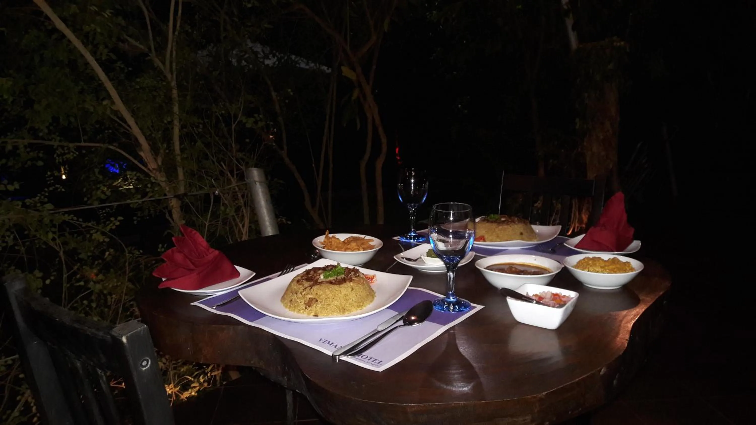 Dinner in Vimanra Udawalawa