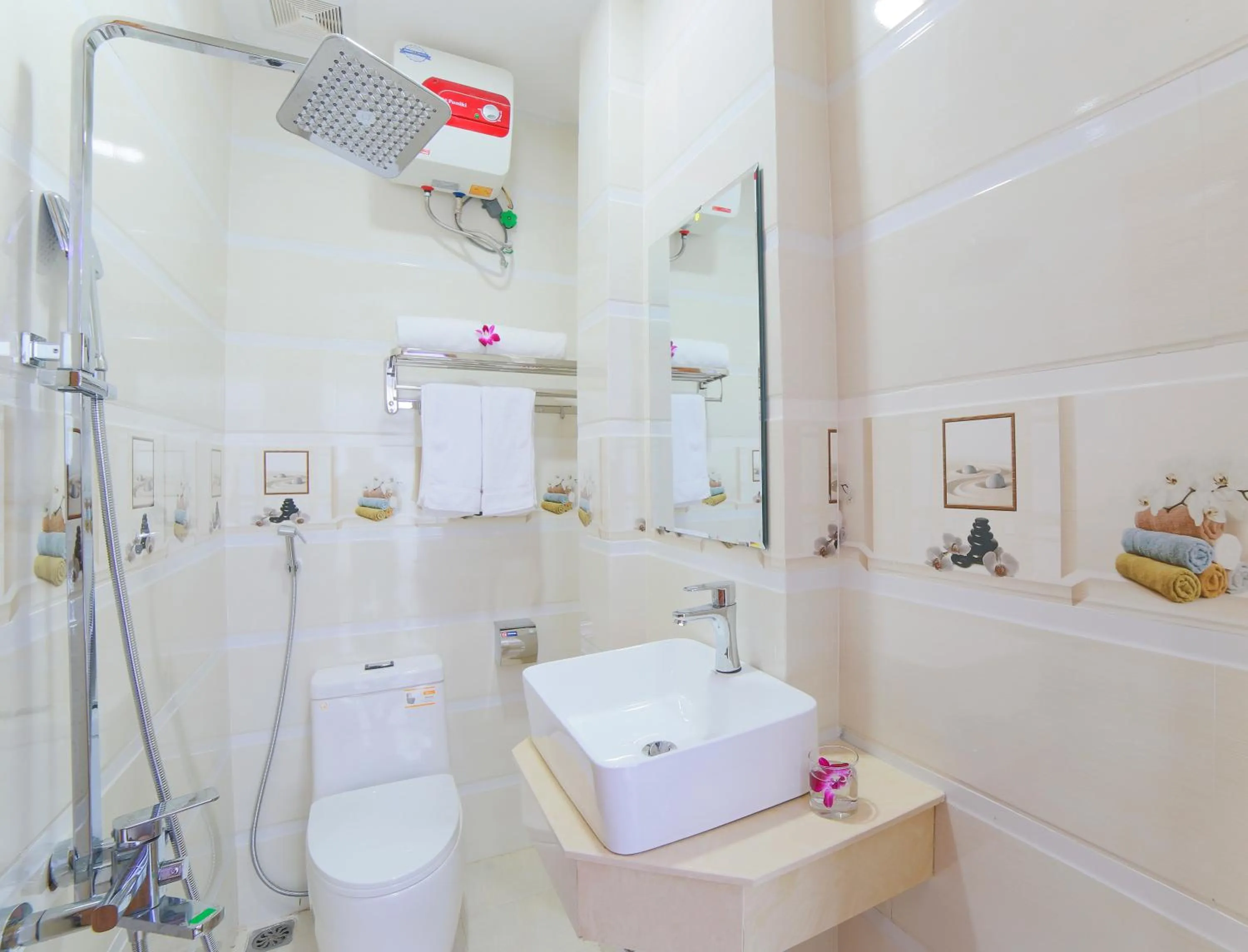 Toilet in Summer Beach