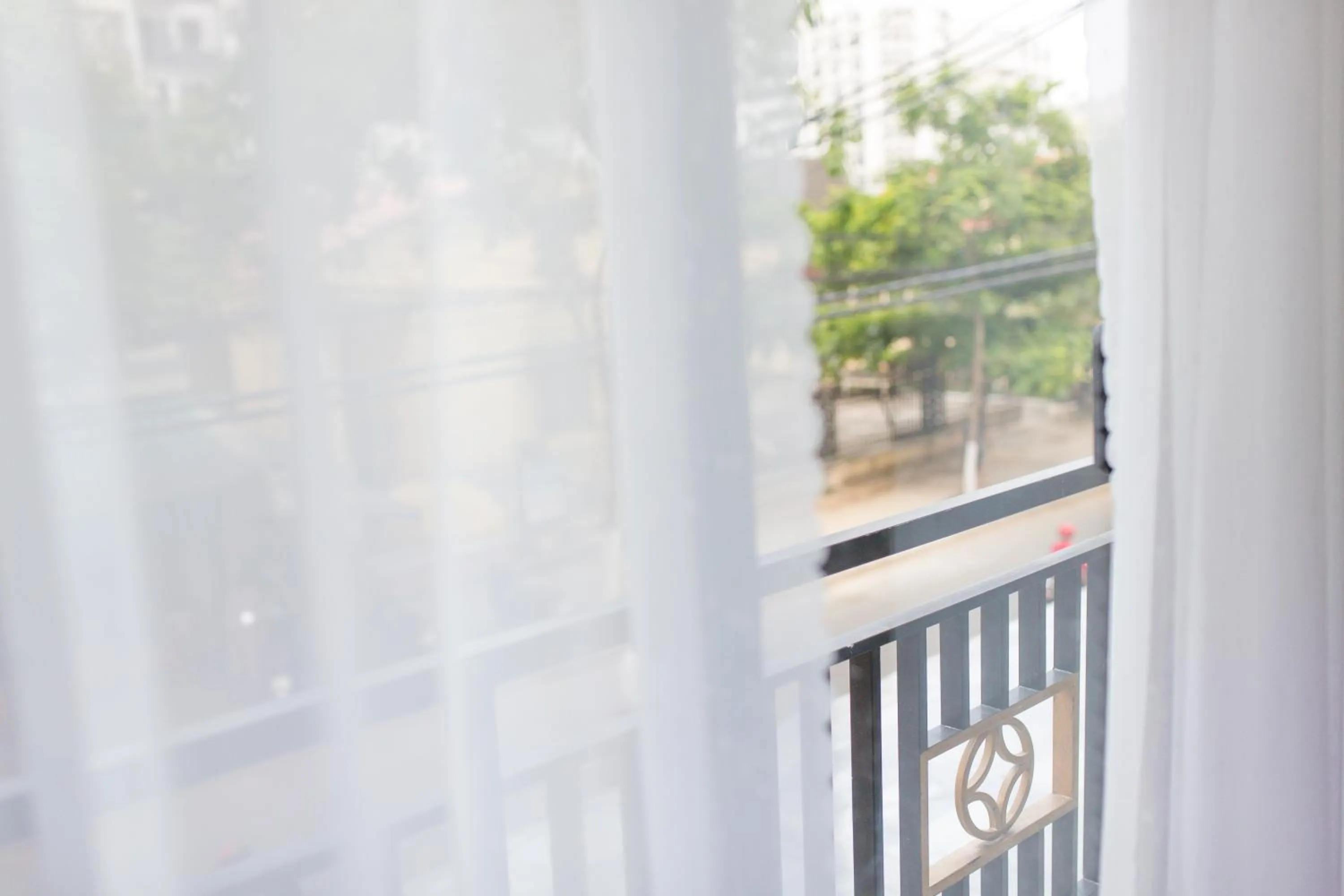 Balcony/Terrace in Summer Beach