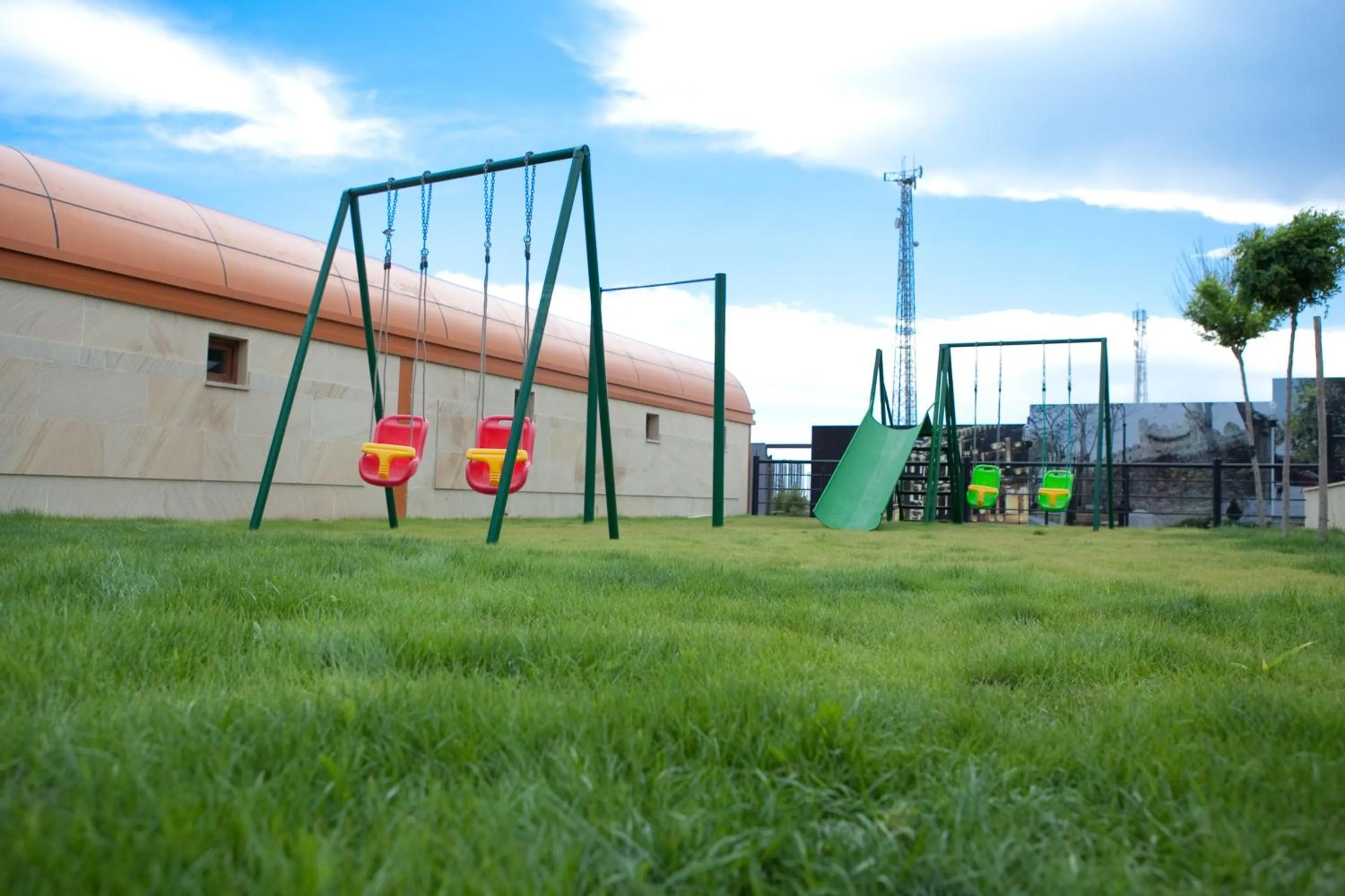 Children play ground in Panorama Villa Lux Hotel