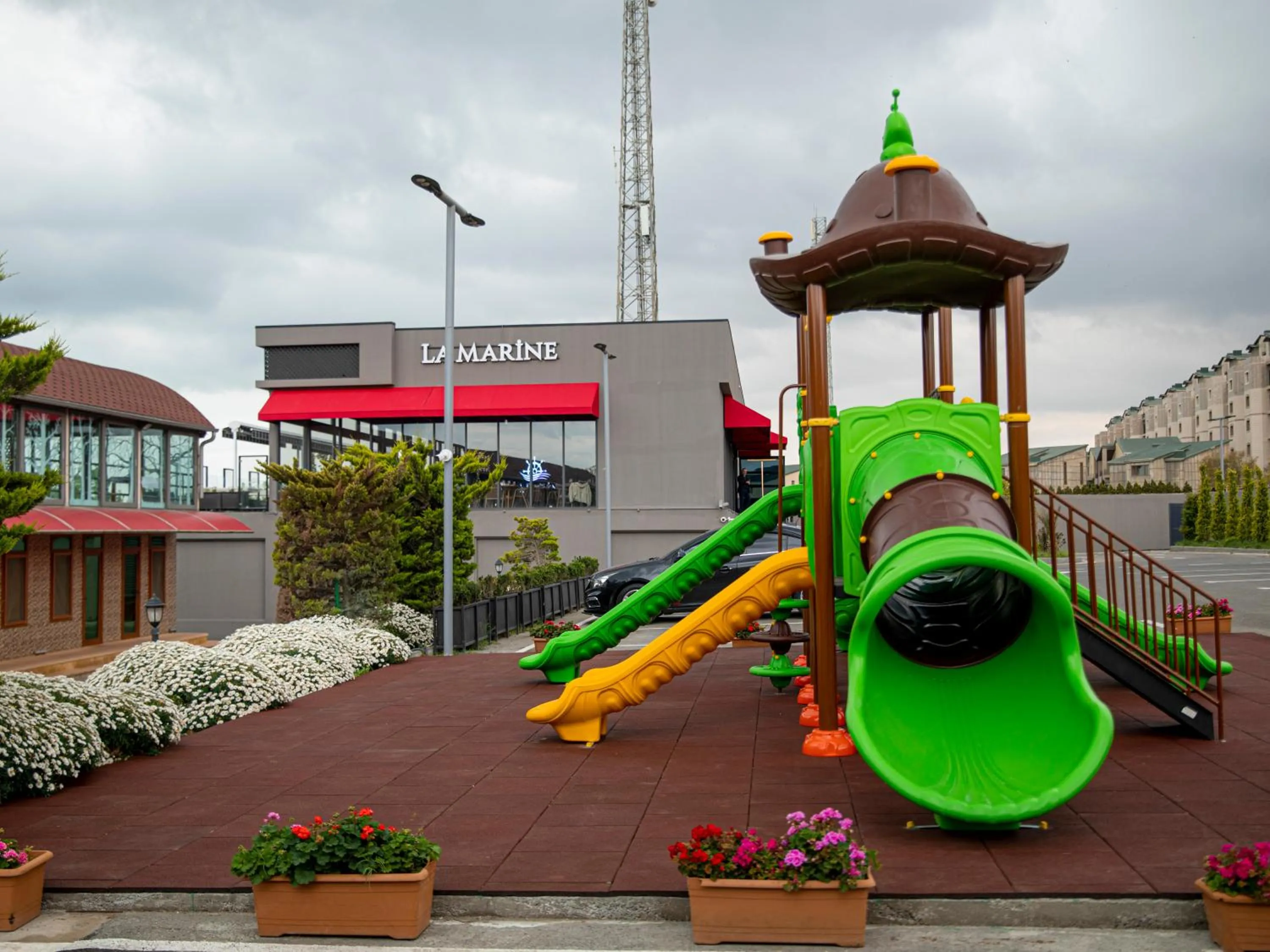 Children play ground in Panorama Villa Lux Hotel