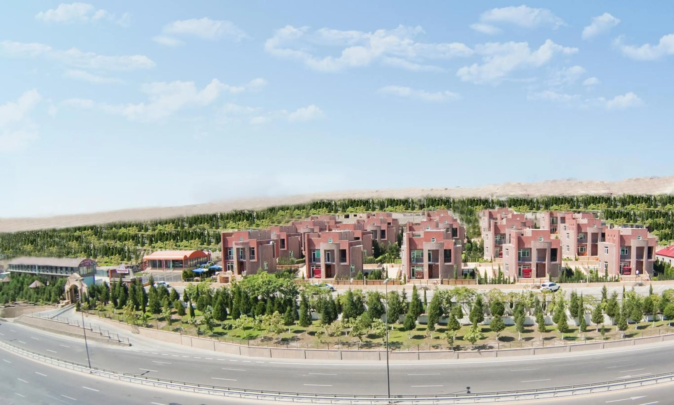 Bird's eye view in Panorama Villa Lux Hotel