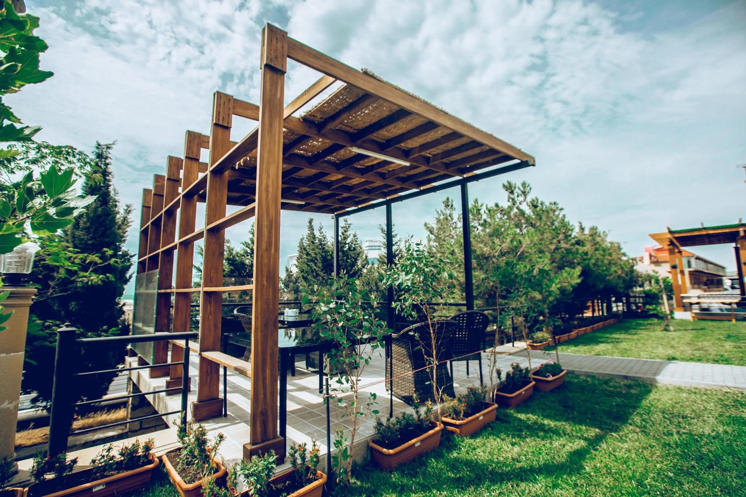 Garden in Panorama Villa Lux Hotel