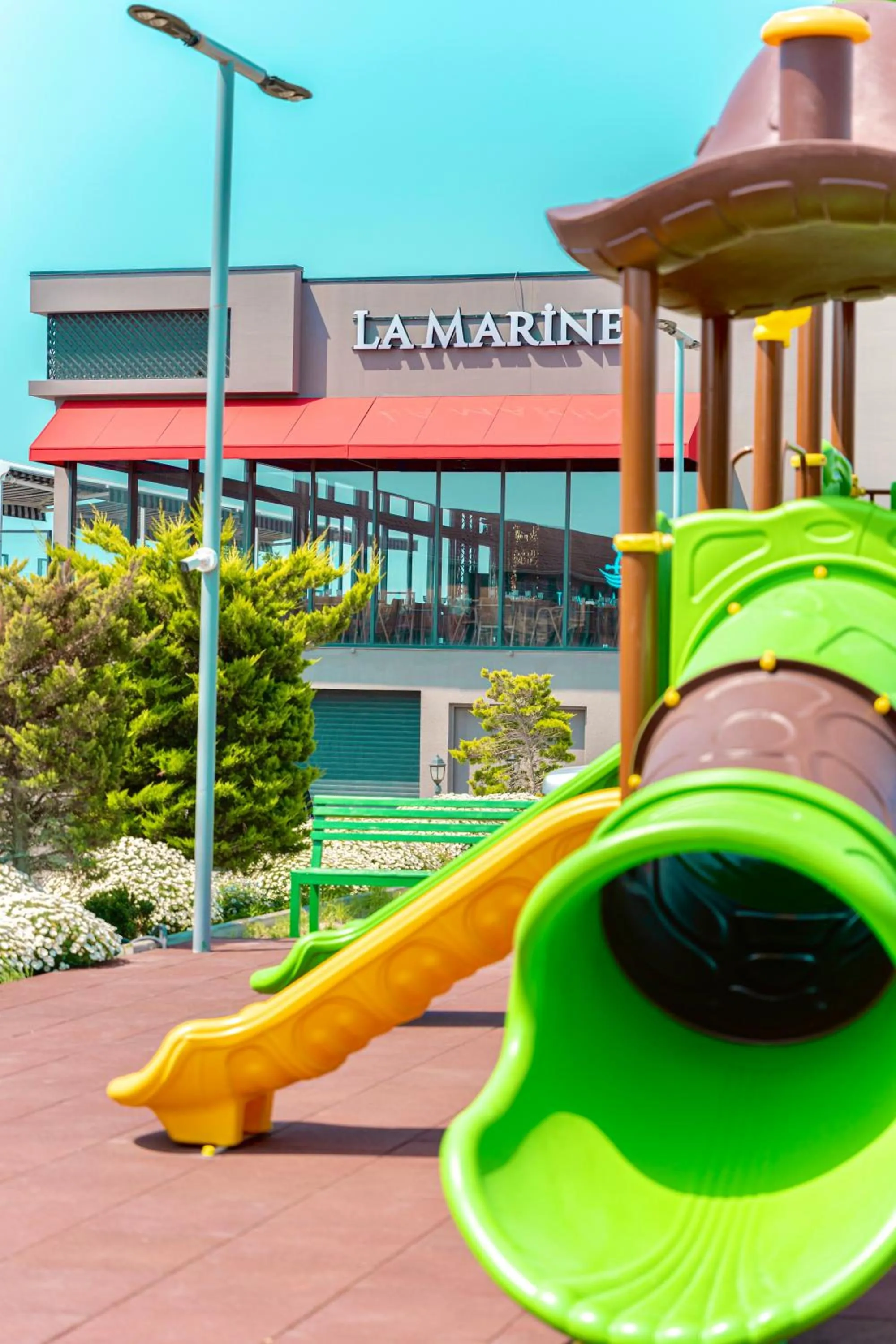 Children play ground in Panorama Villa Lux Hotel