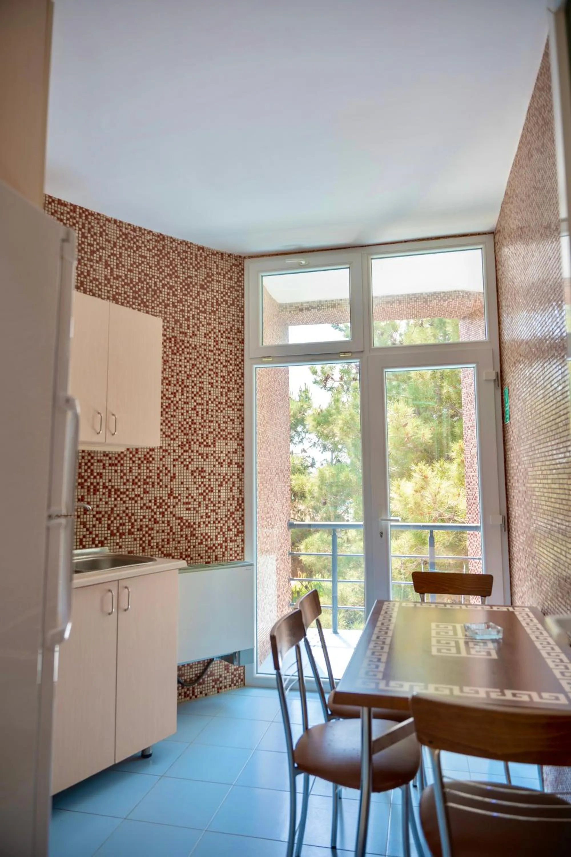 Kitchen or kitchenette in Panorama Villa Lux Hotel