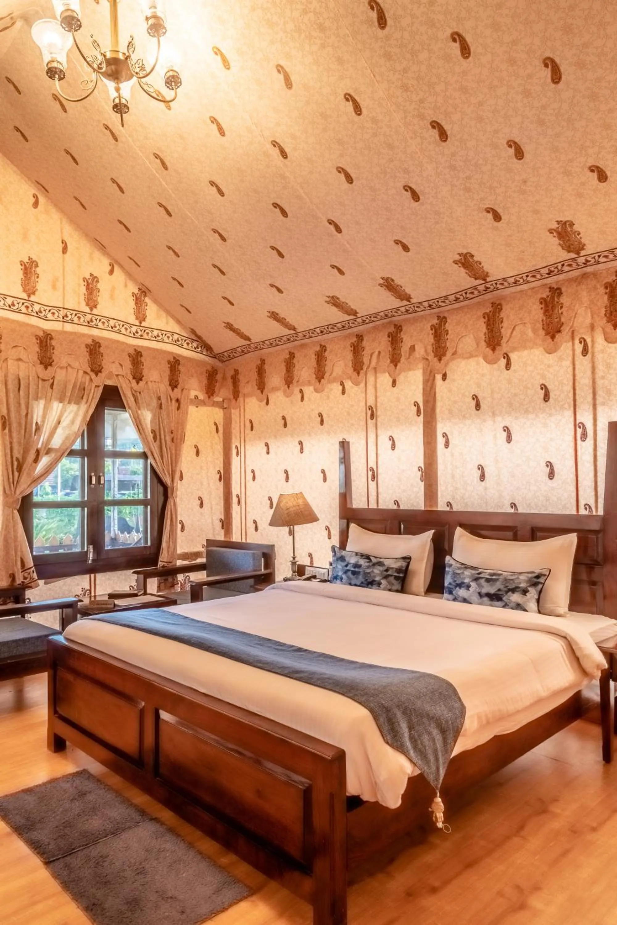 Bed in Rawai Luxury Tents Pushkar