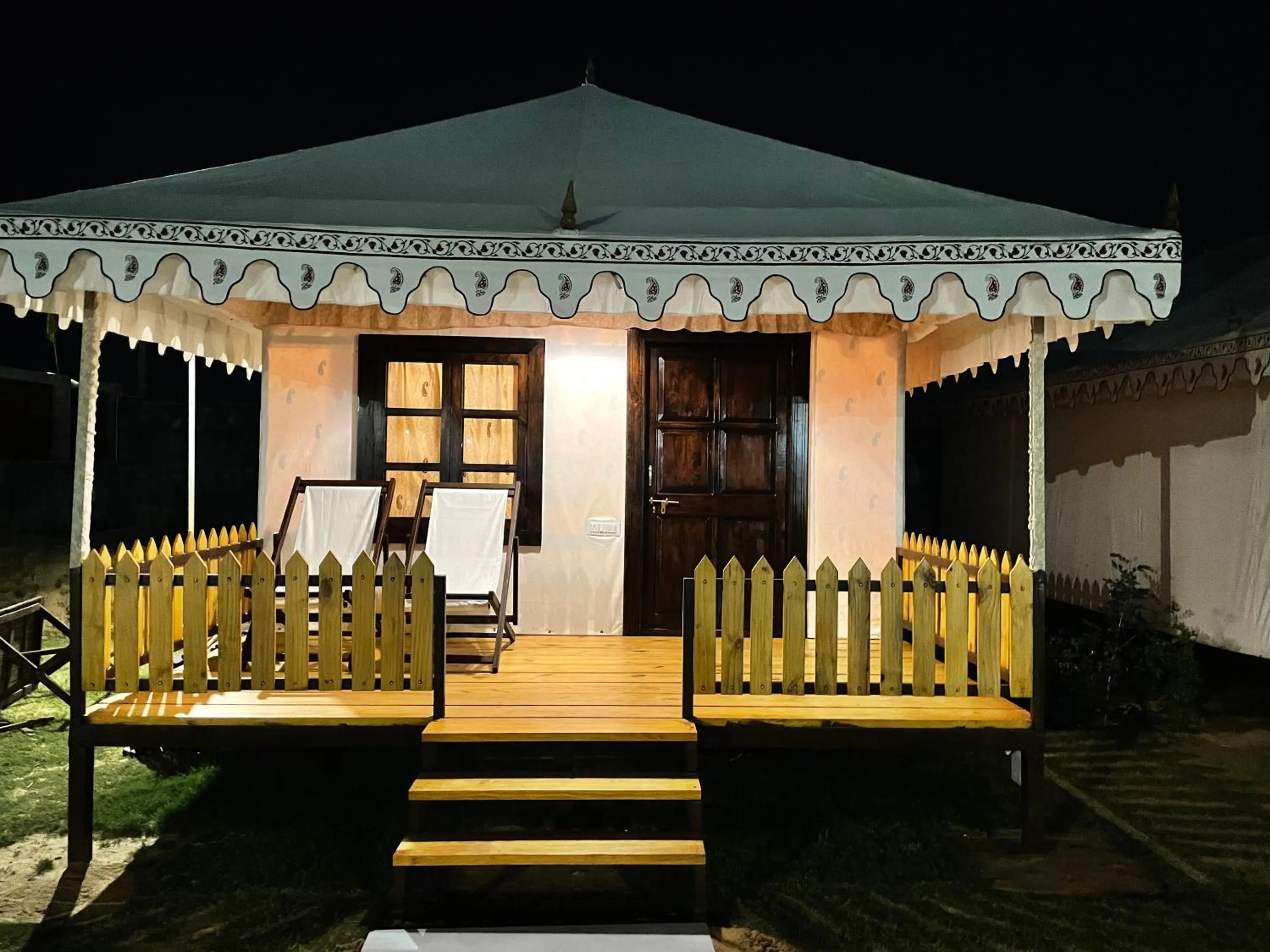 Patio in Rawai Luxury Tents Pushkar