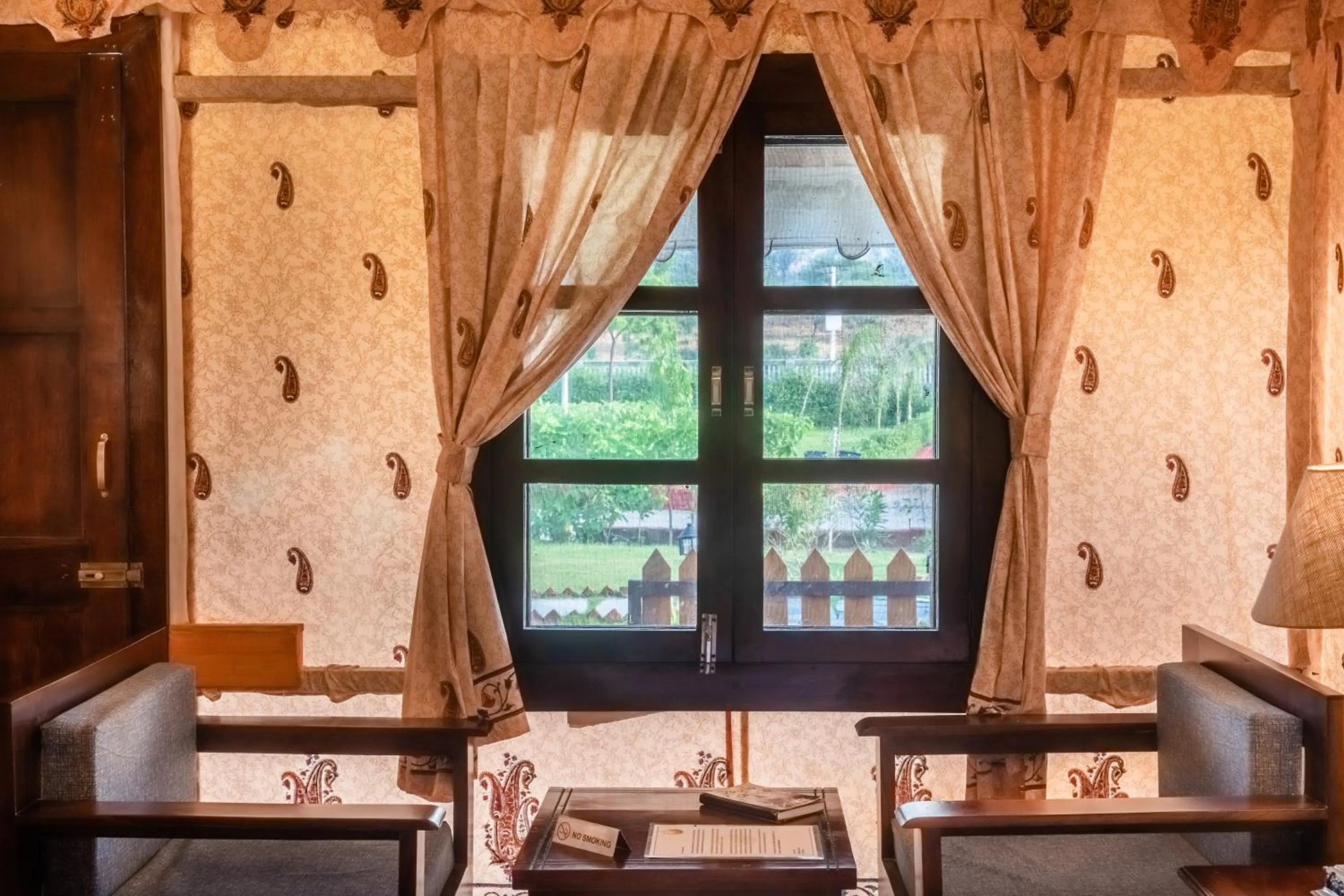 Seating area in Rawai Luxury Tents Pushkar