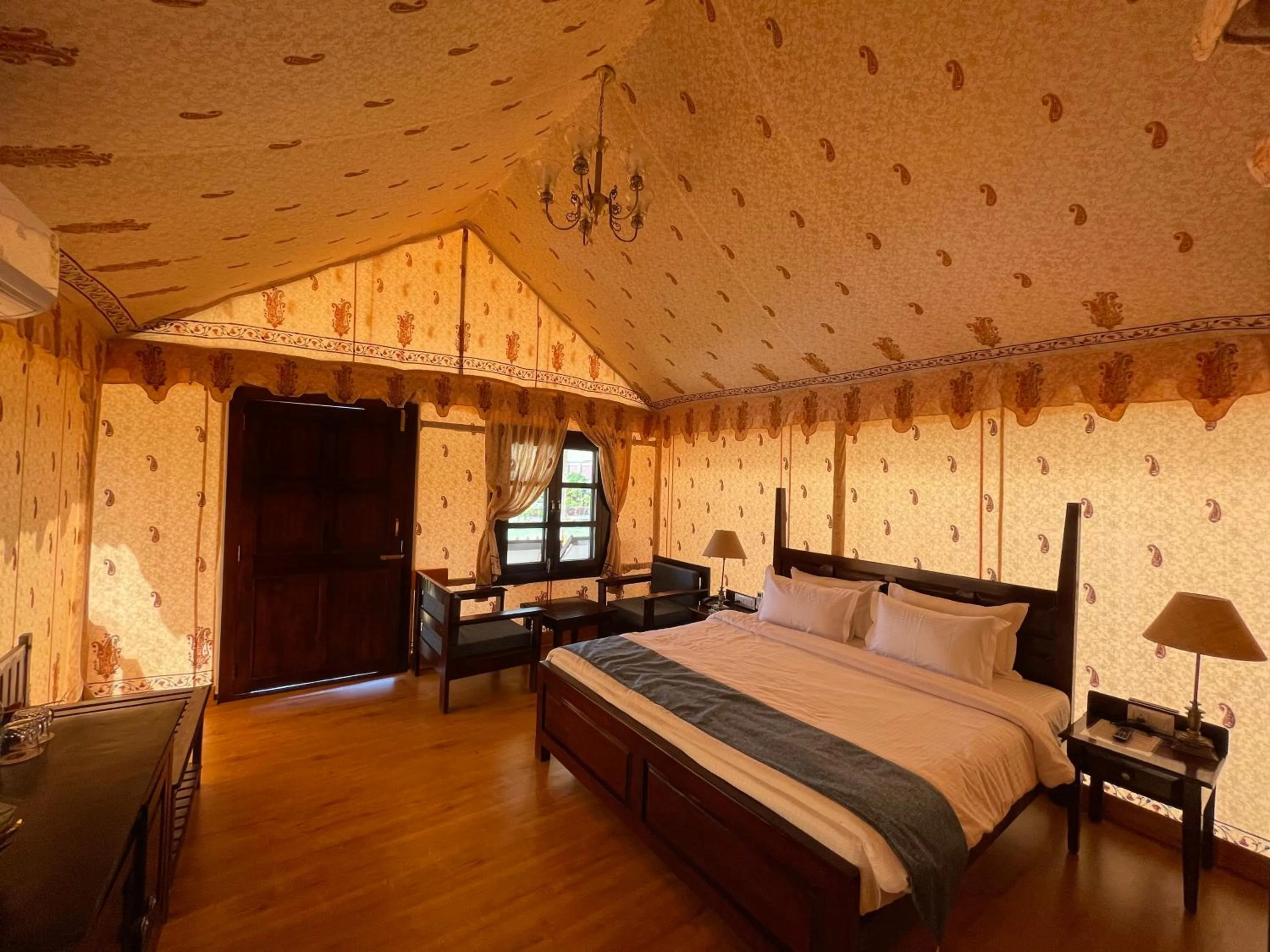 Bed in Rawai Luxury Tents Pushkar