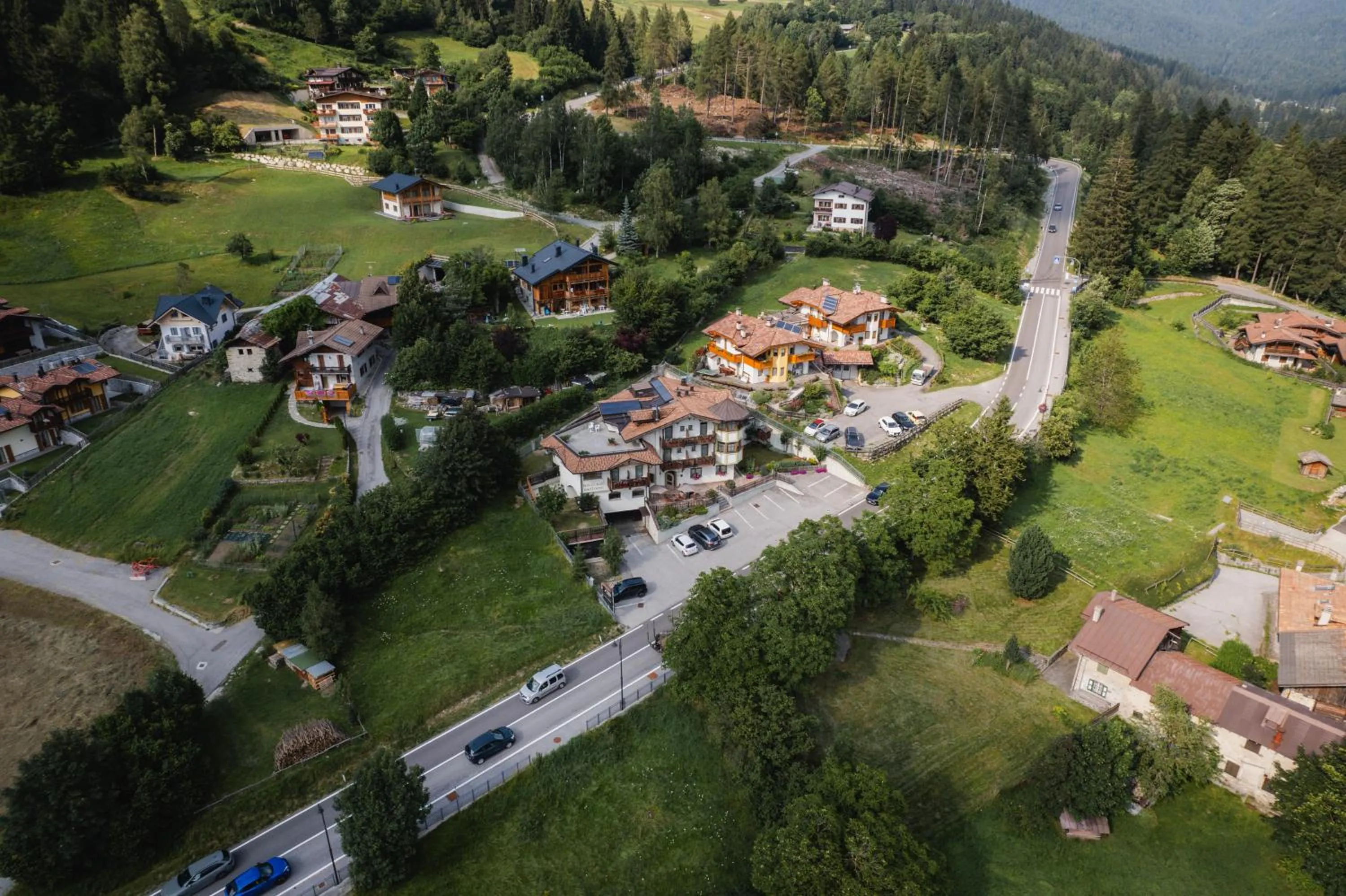 Bird's eye view in Chalet Campiglio Imperiale