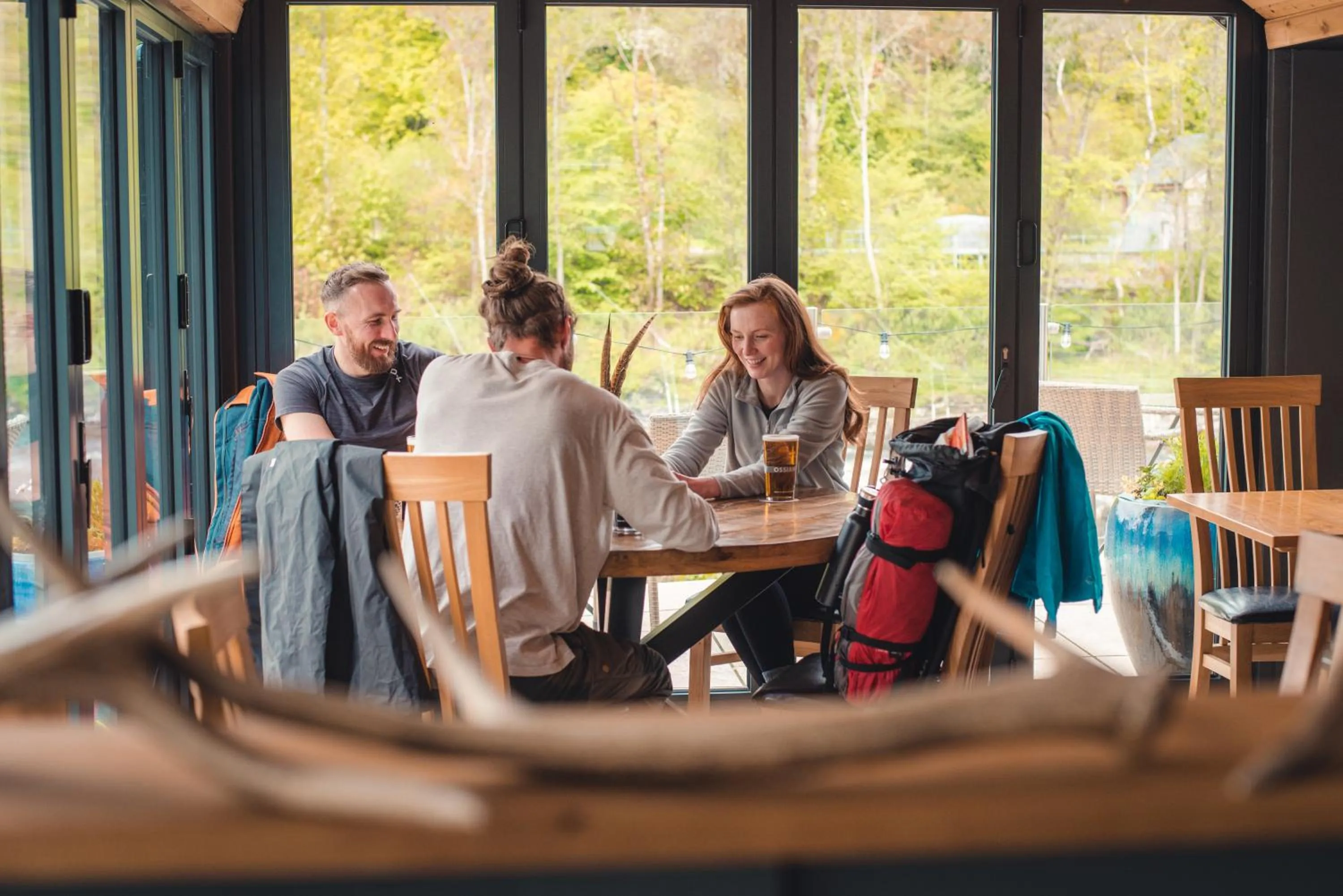 Dining area in The Inn on the Tay
