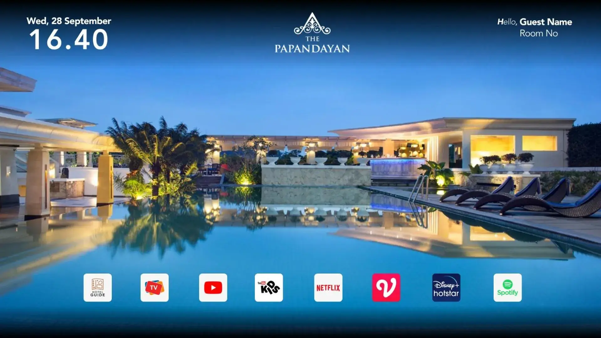 Twin Room in The Papandayan Twin Room in The Papandayan