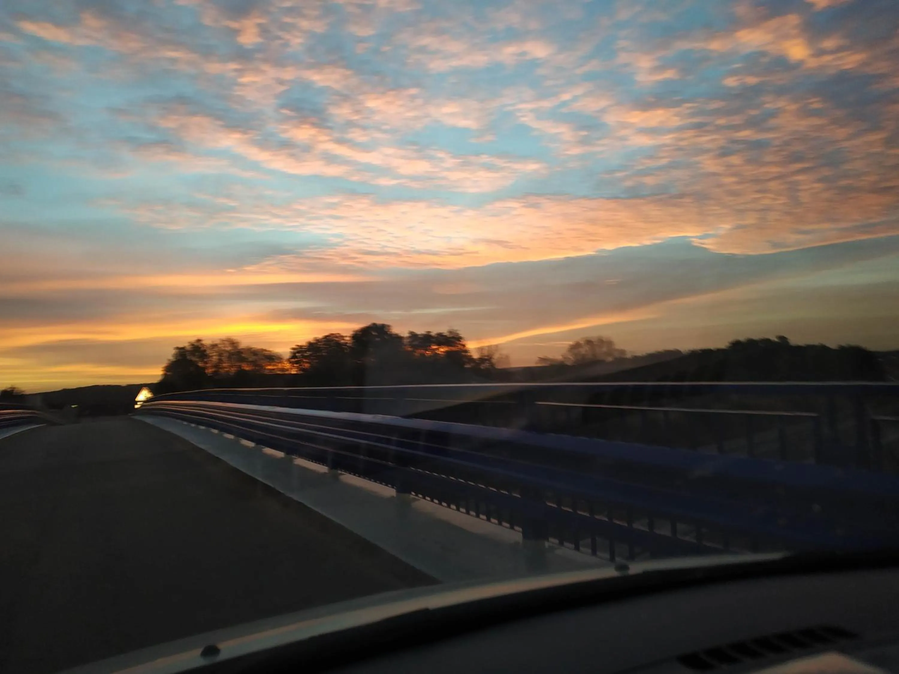 Sunset in ibis Auxerre Sud