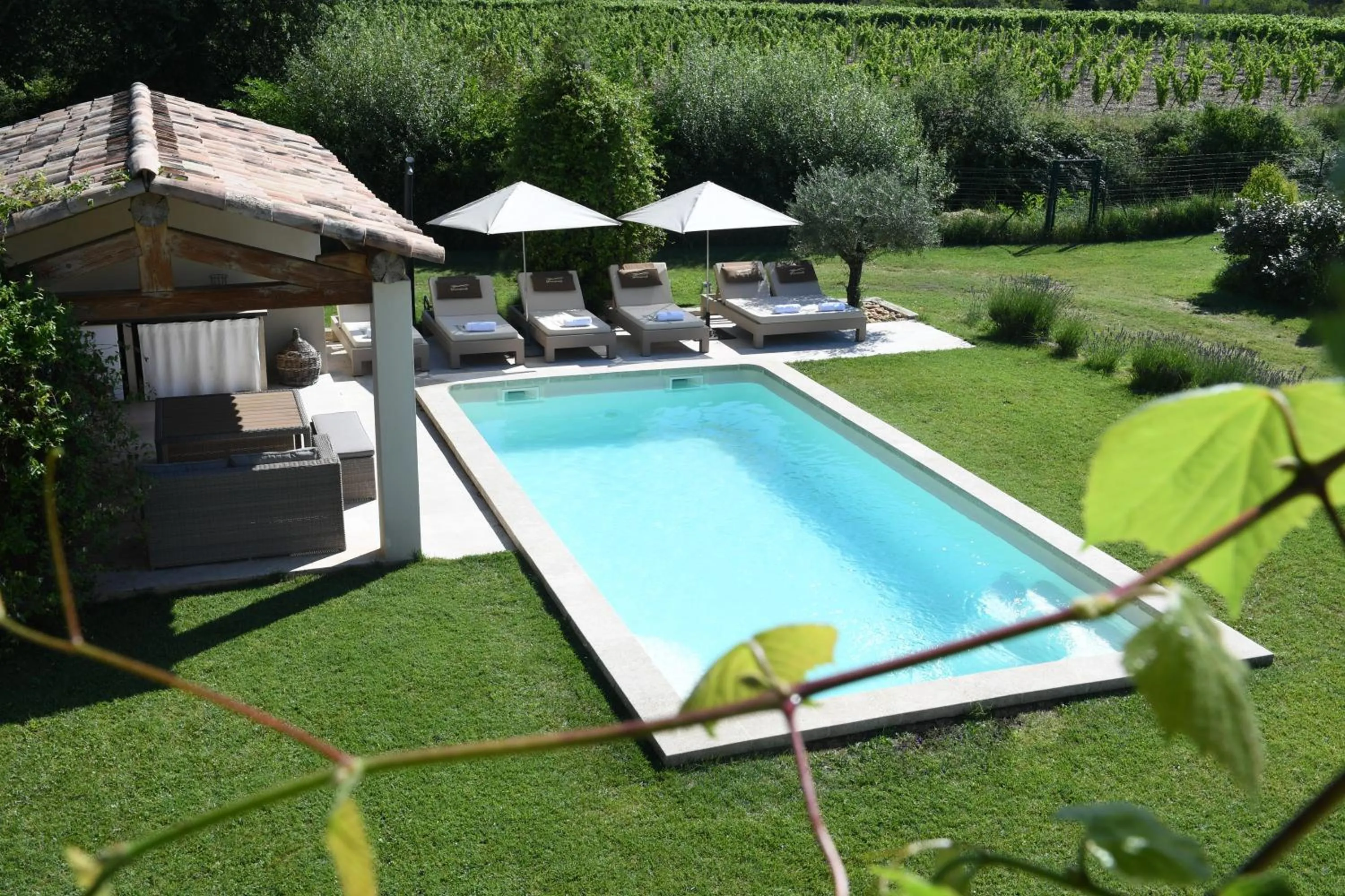 Pool view in La Maison De Bécaras
