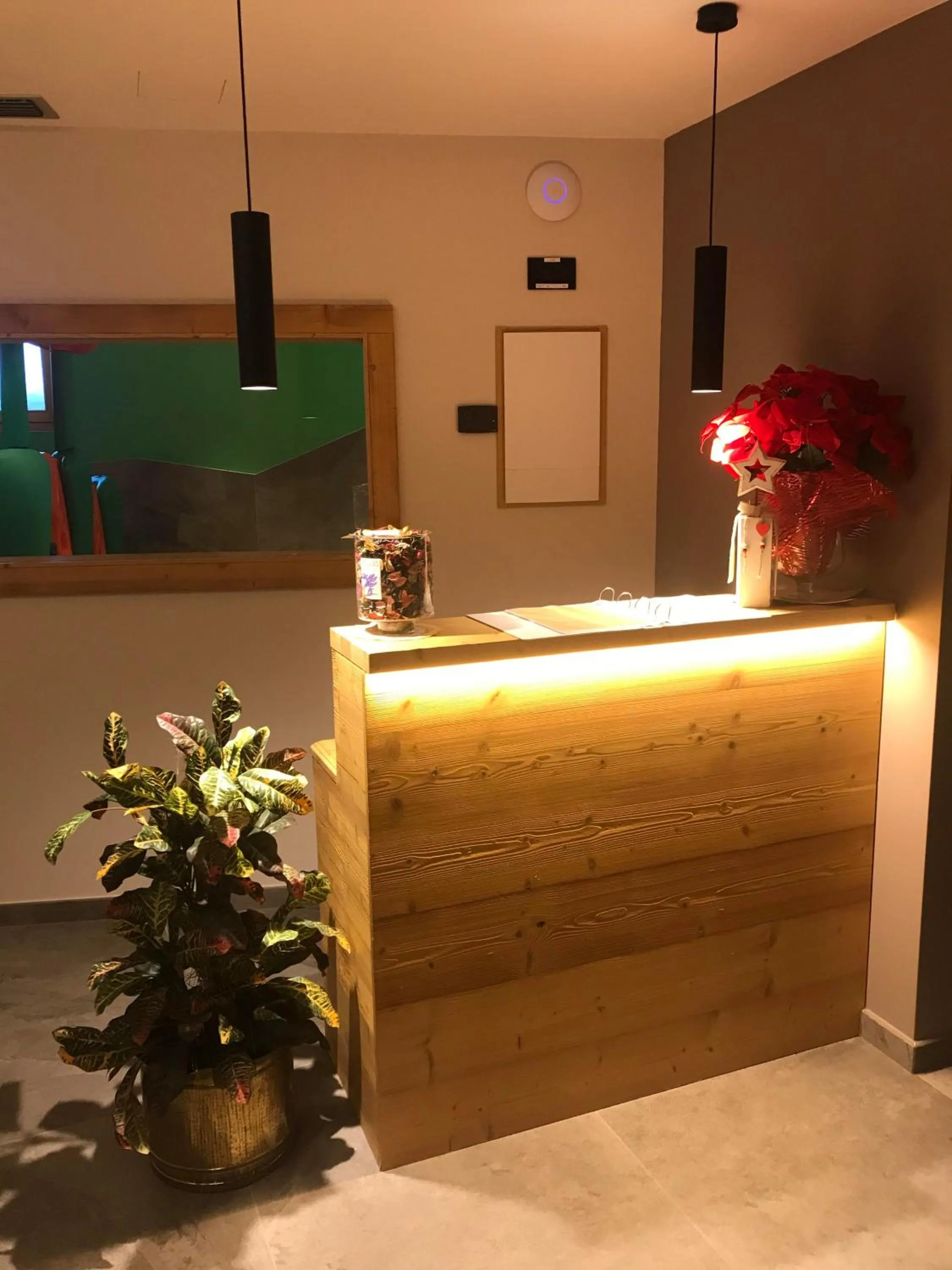 Lobby or reception in Alpen Hotel Vidi