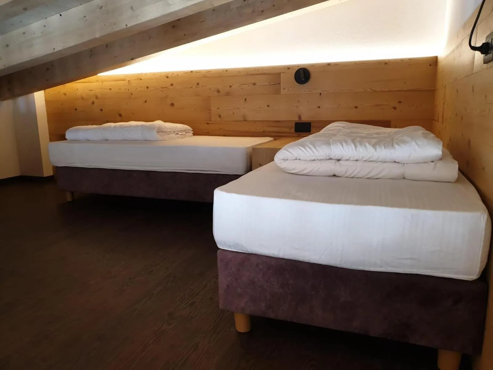 Bed in Alpen Hotel Vidi