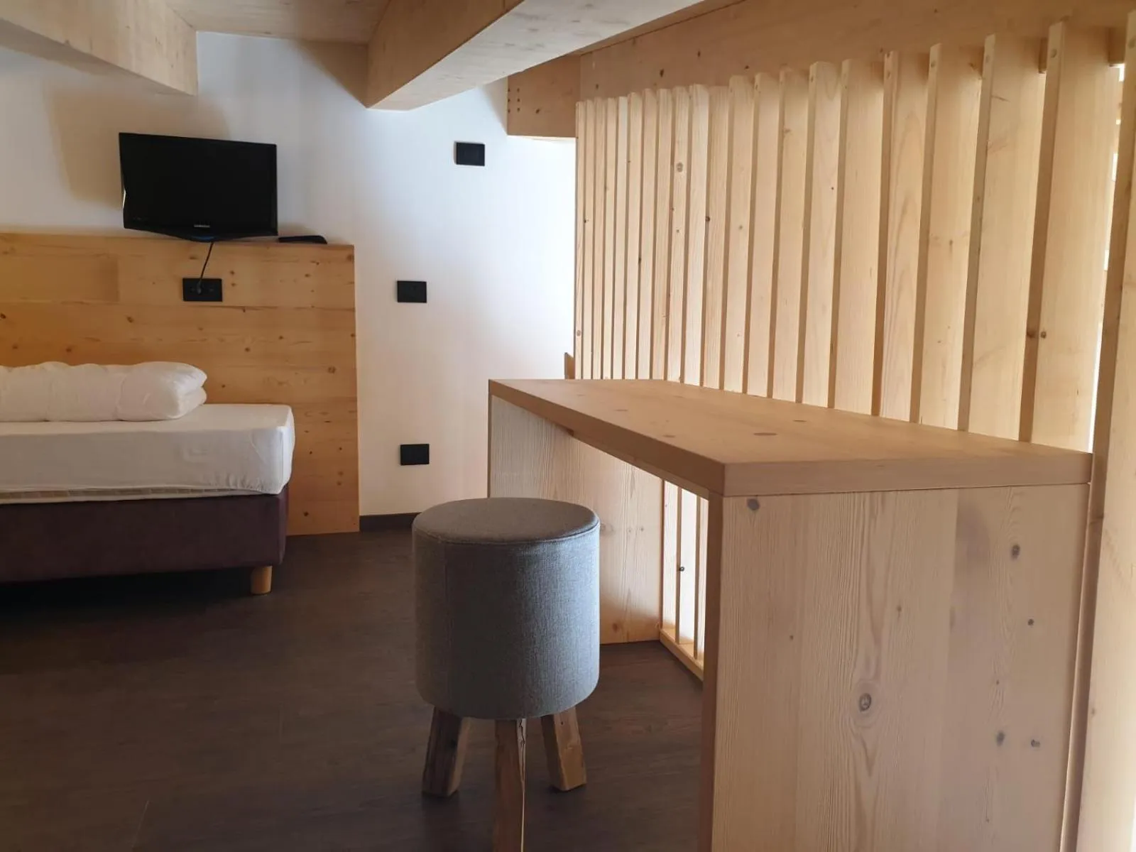 Bed in Alpen Hotel Vidi