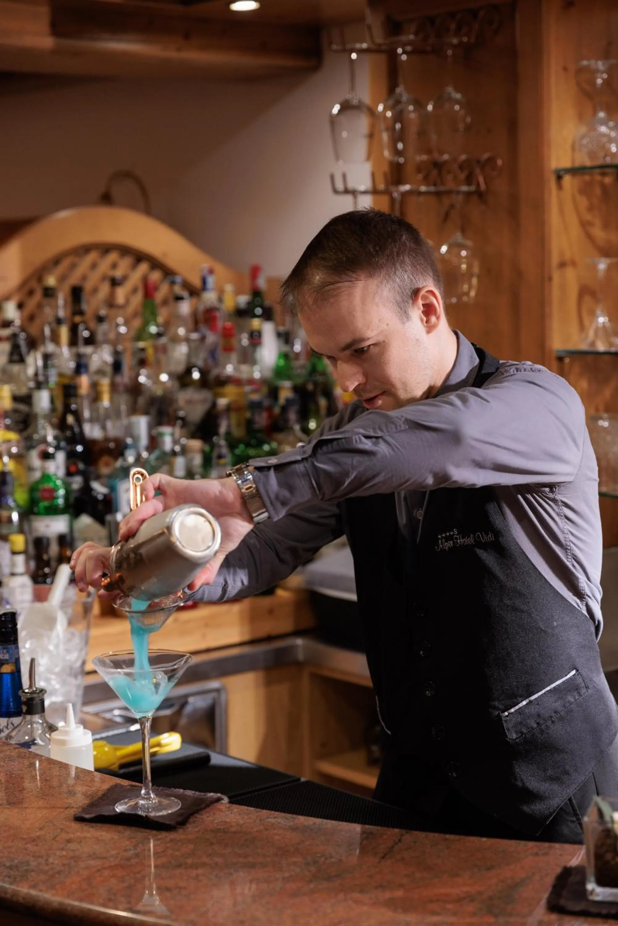 Lounge or bar in Alpen Hotel Vidi