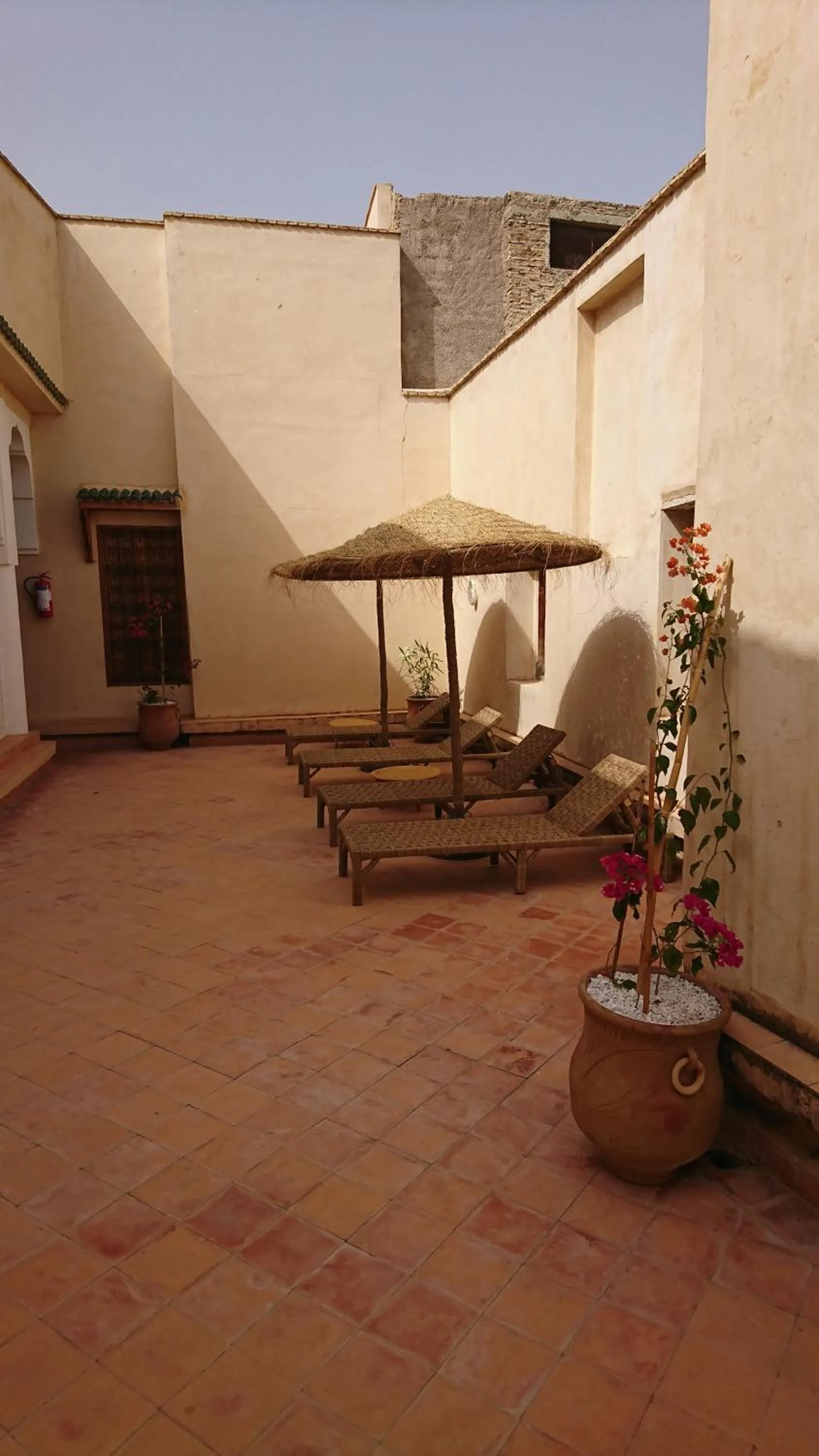 Balcony/Terrace in Riad jasmins & Spa