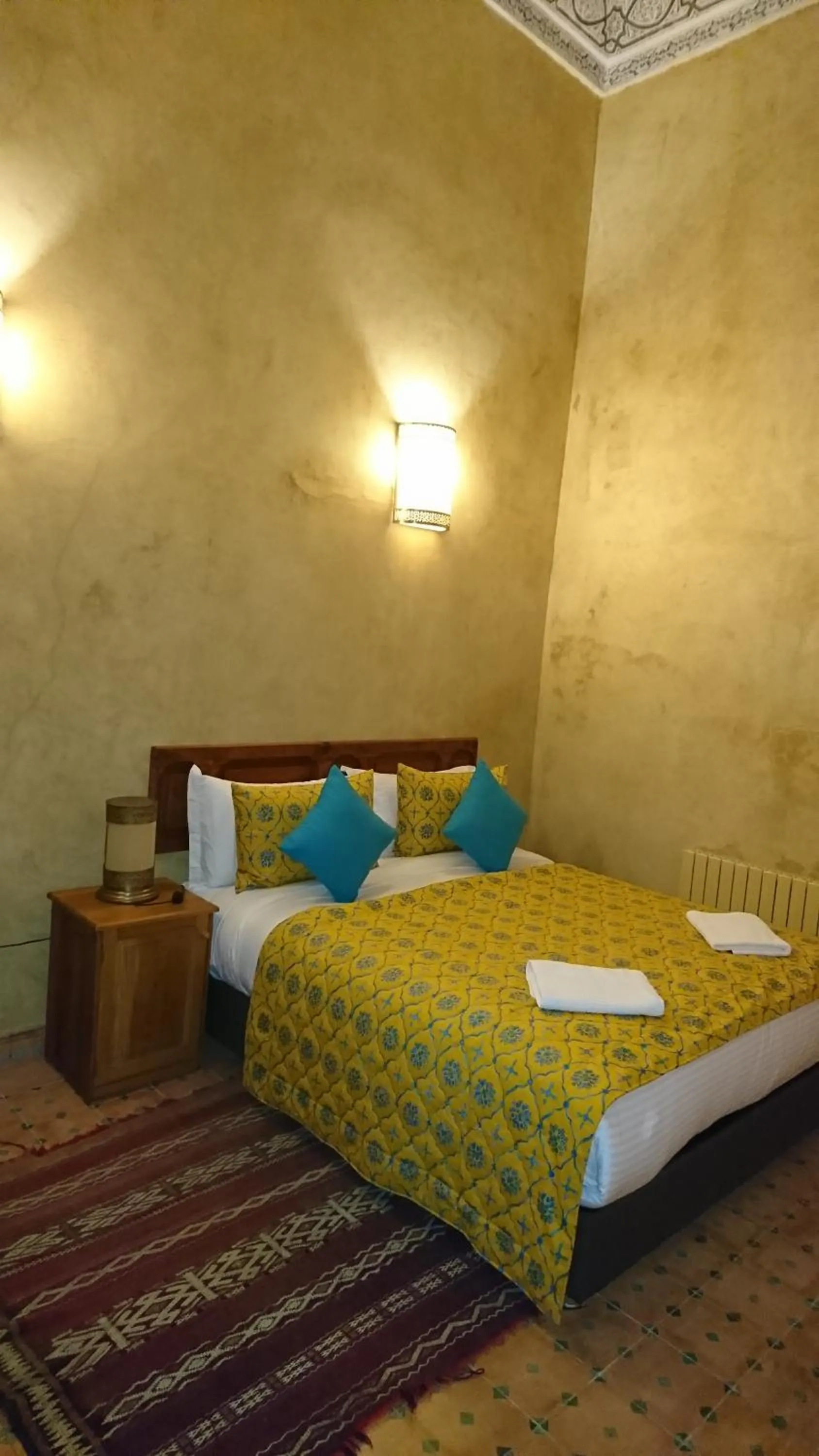 Bed in Riad jasmins & Spa