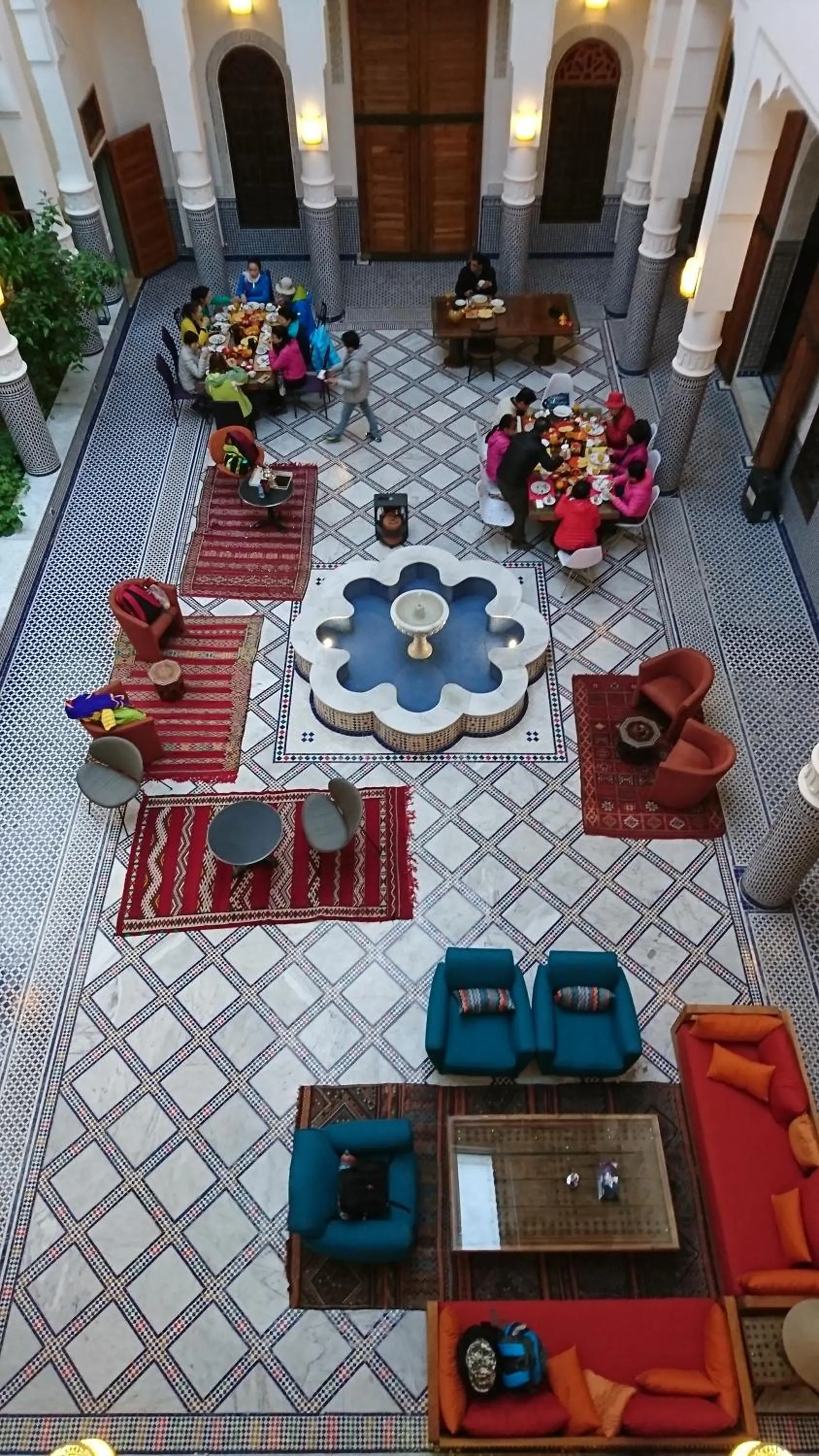 Patio in Riad jasmins & Spa