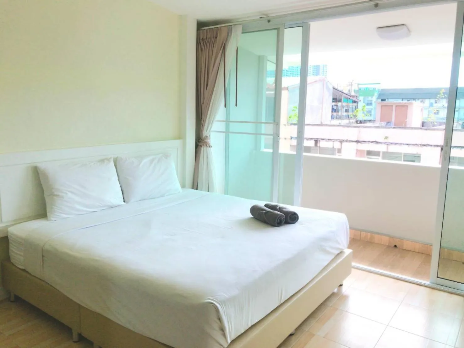 Bed in Thai Orchid Guest House