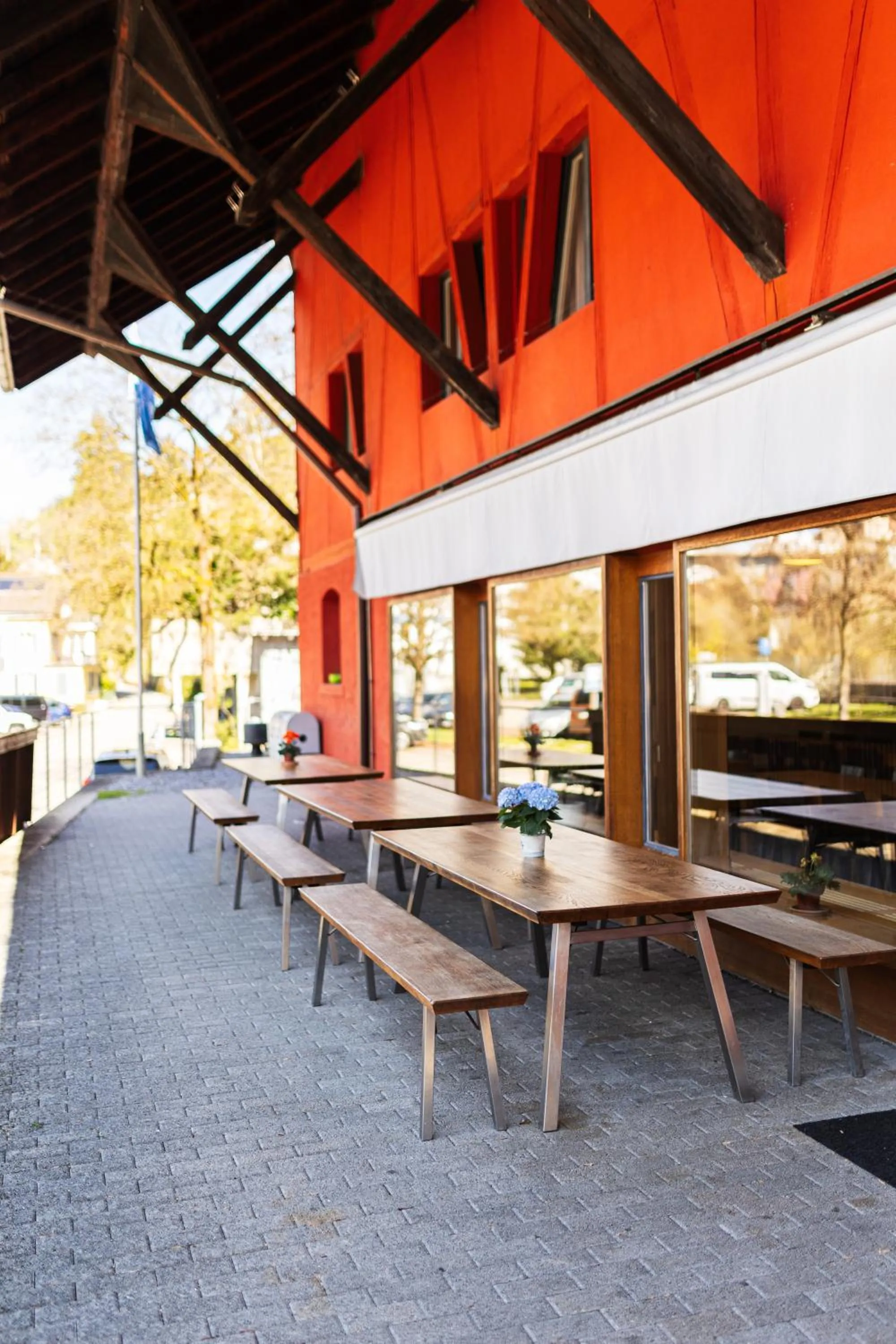 Balcony/Terrace in Baden Youth Hostel