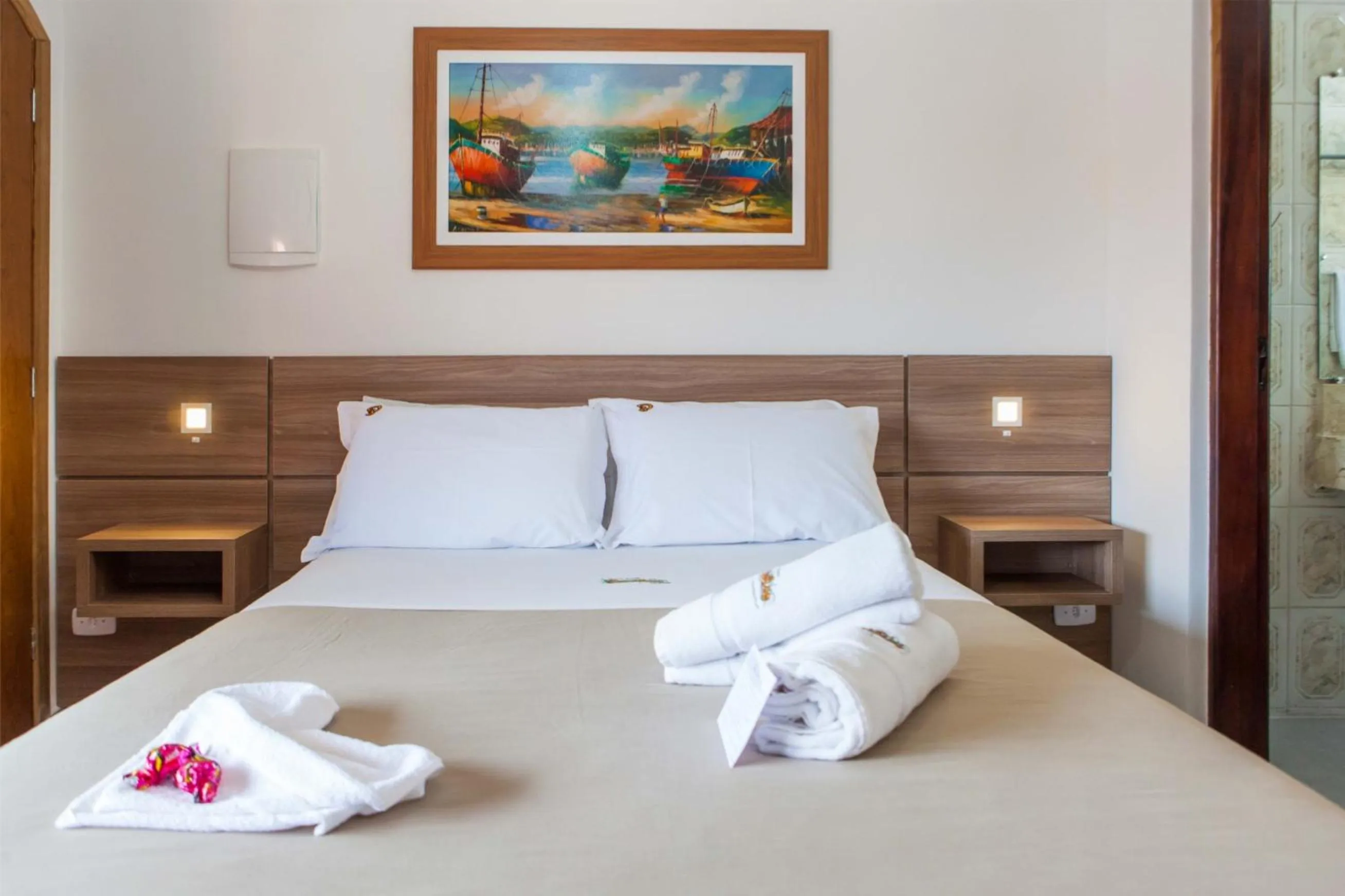 Bedroom, Bed in Hotel Pousada Paradise