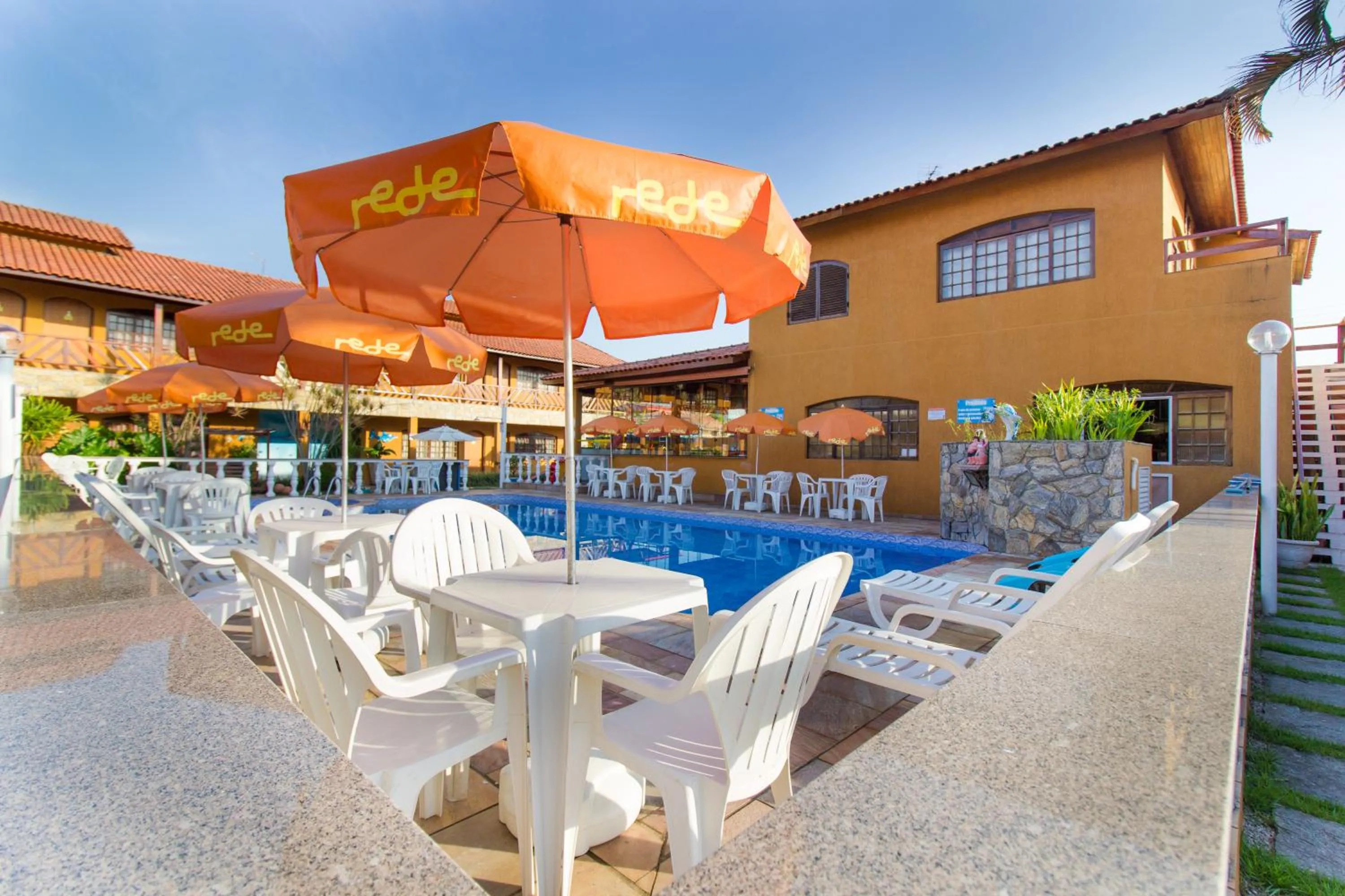 Pool view in Hotel Pousada Paradise