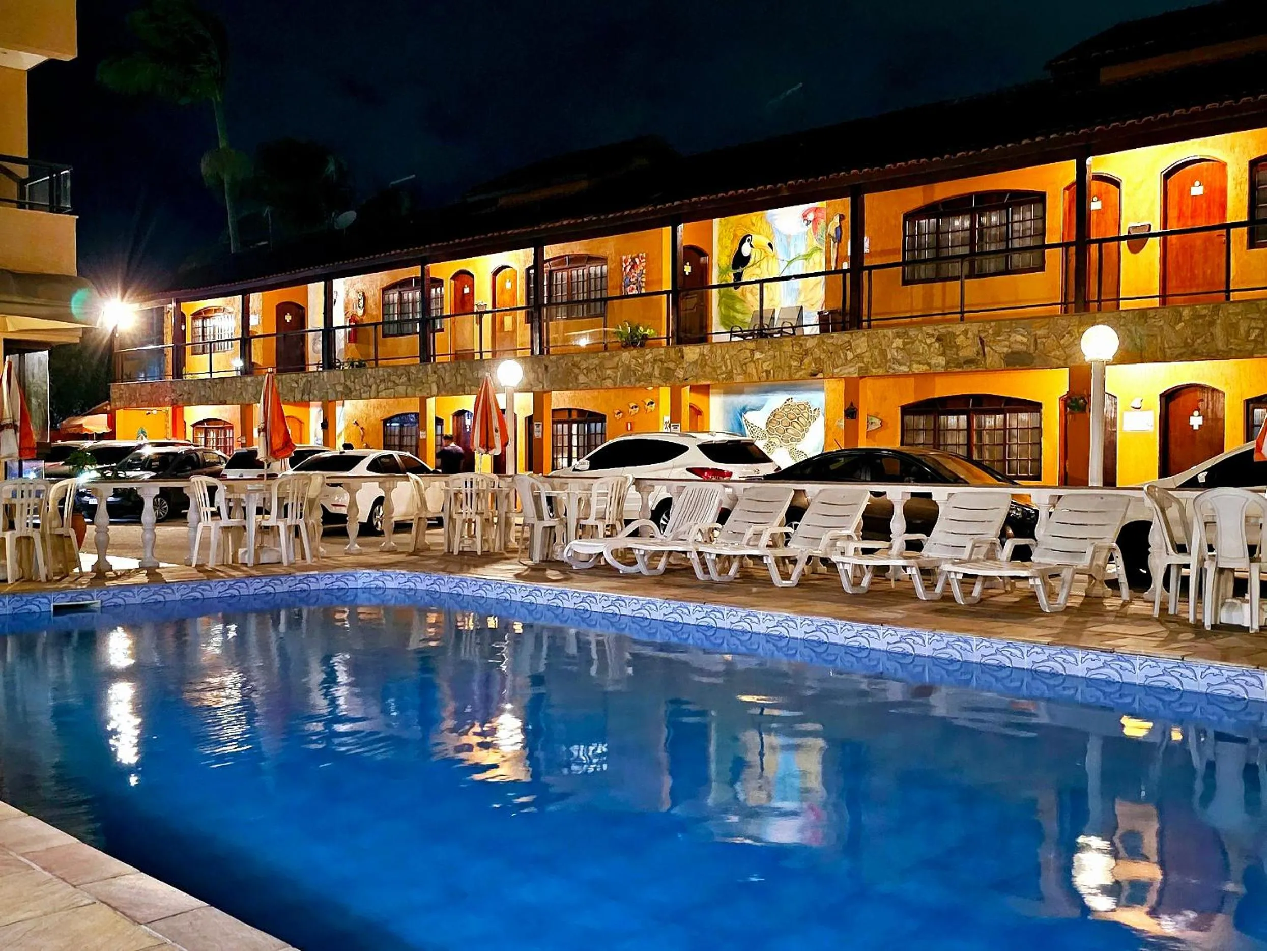 Swimming pool in Hotel Pousada Paradise