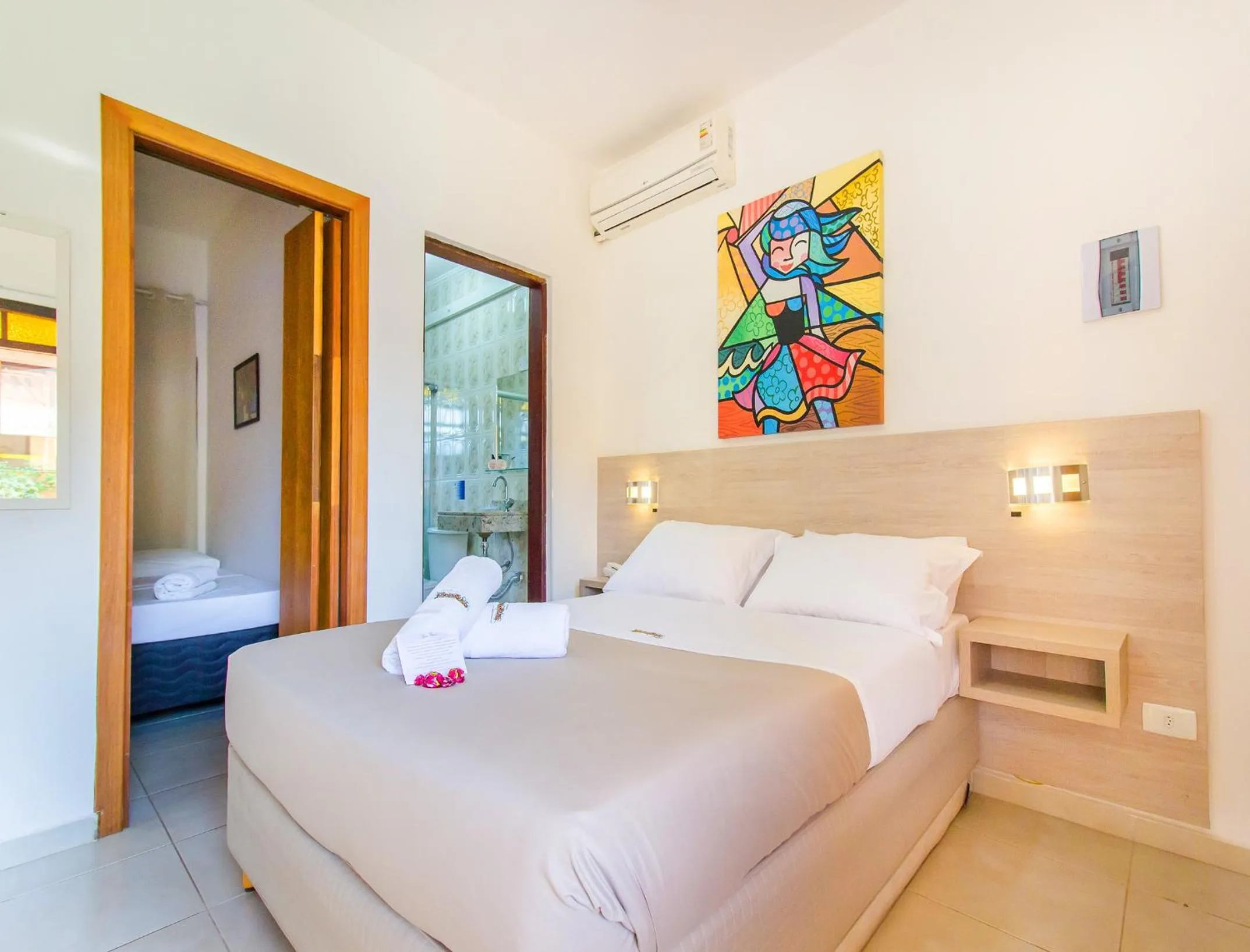 Bedroom, Bed in Hotel Pousada Paradise