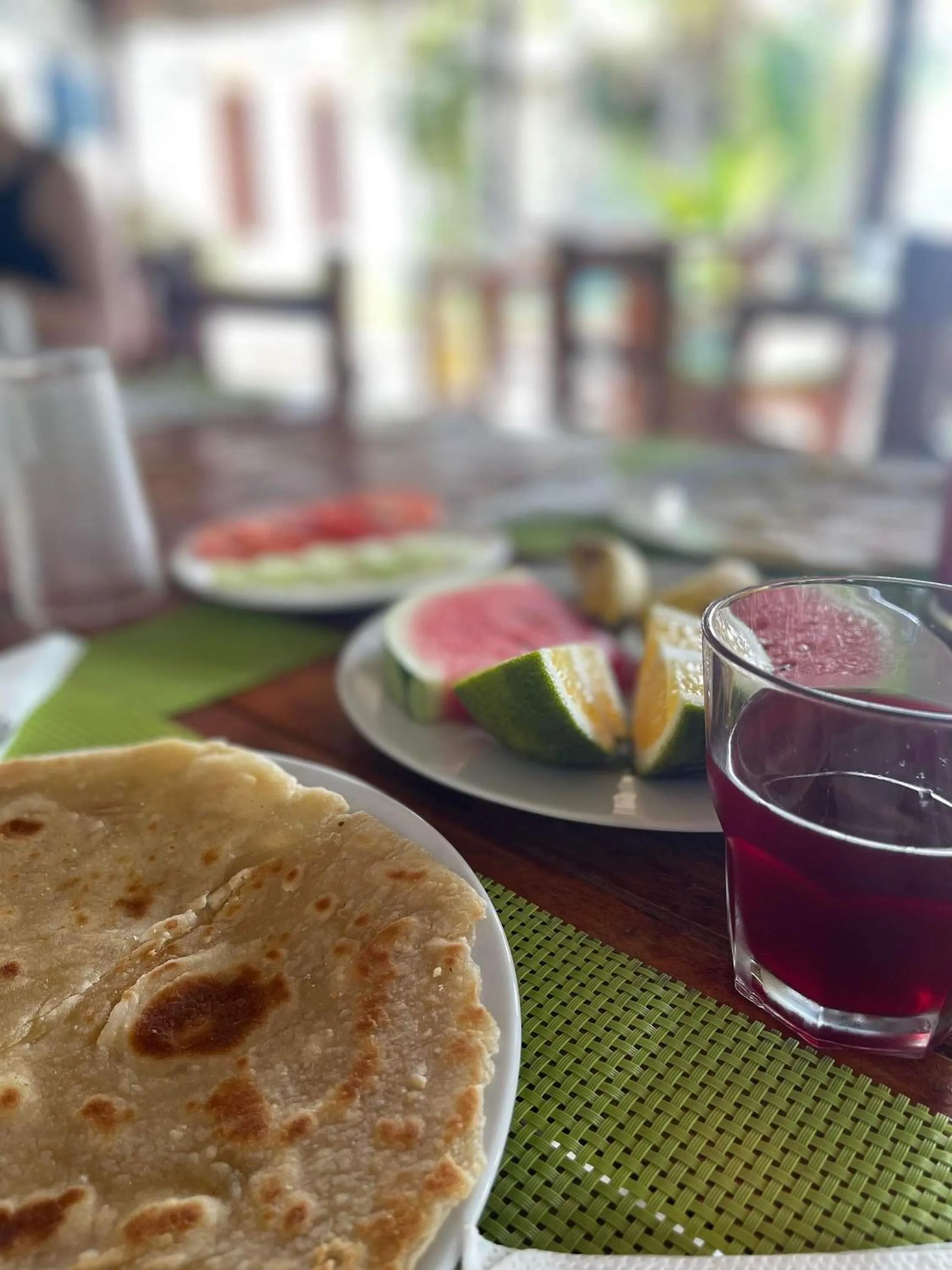 Food in Green's Hostel Nungwi