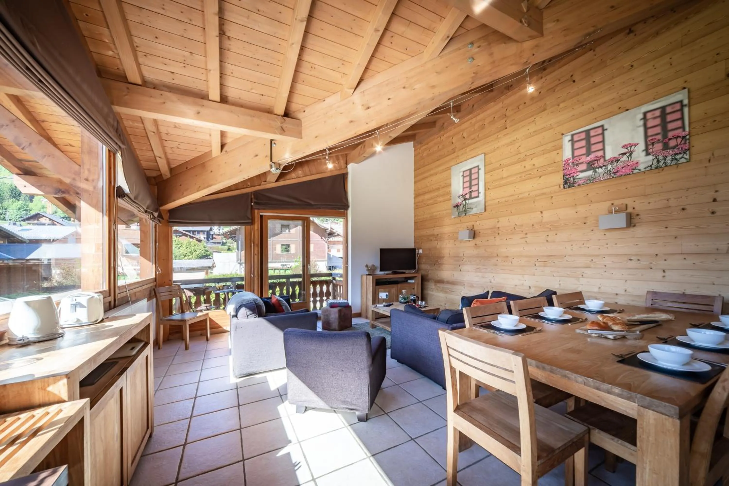 Living room in Aiglon Morzine