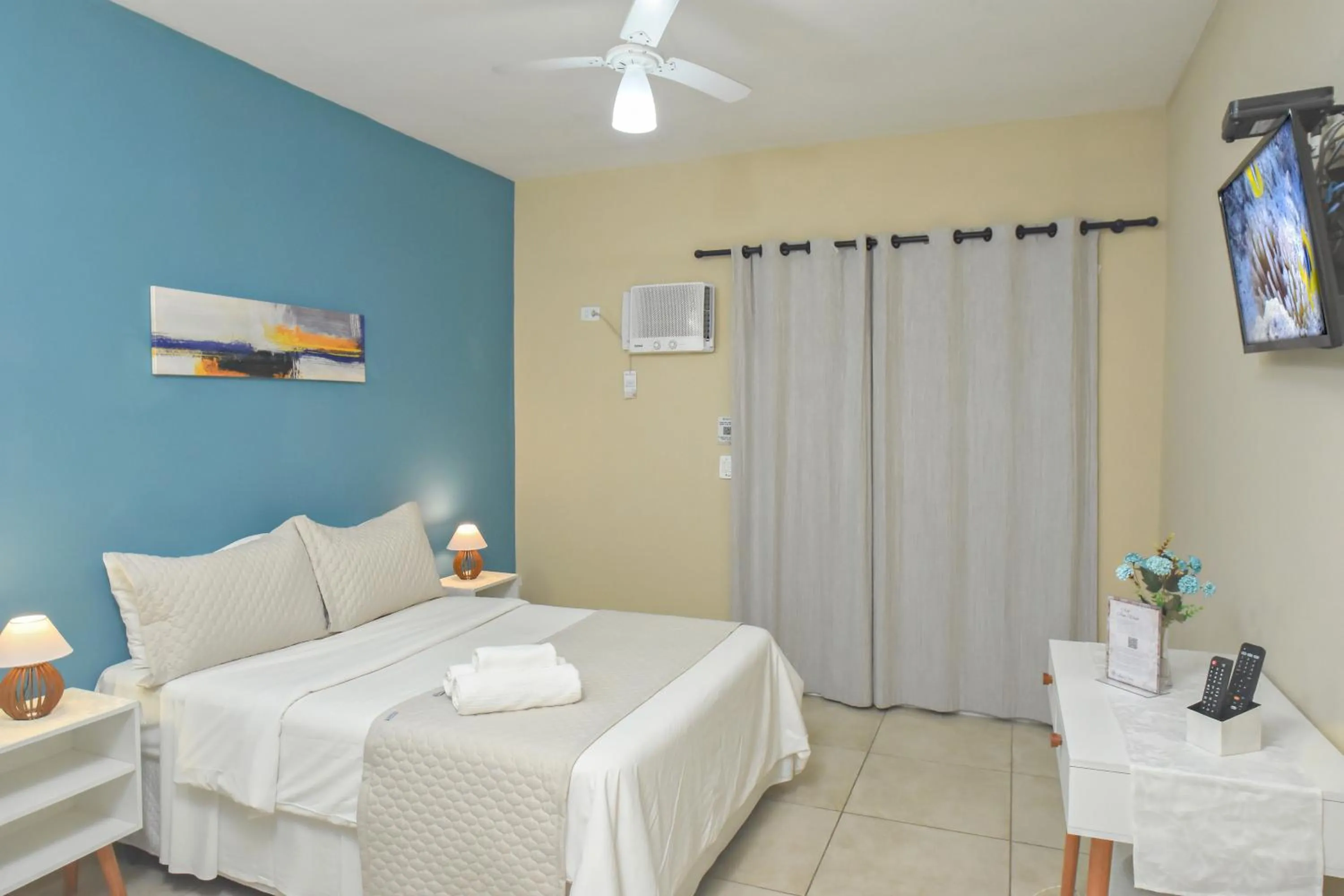 Bed in Pousada Rosa dos Ventos Juquehy