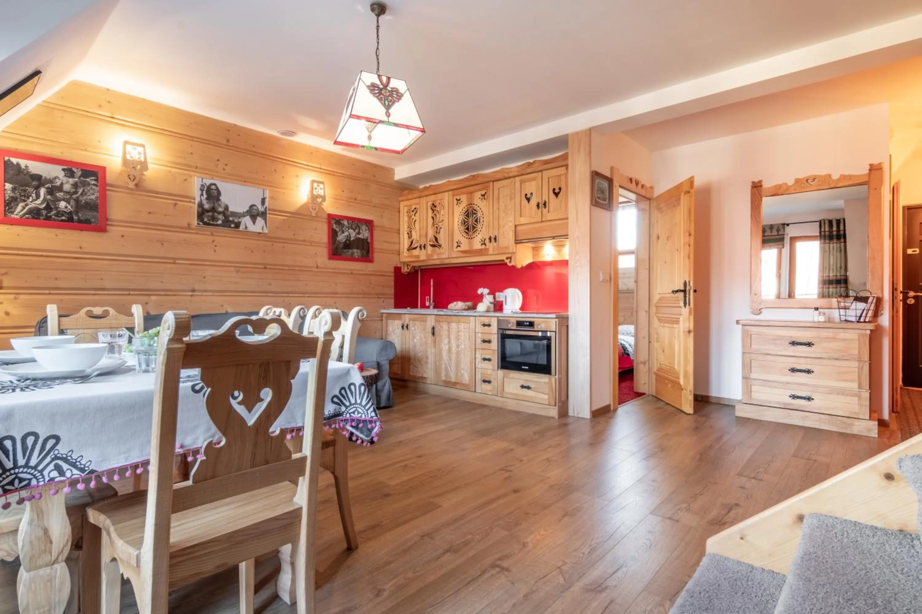 Kitchen or kitchenette in Czerwona Izba