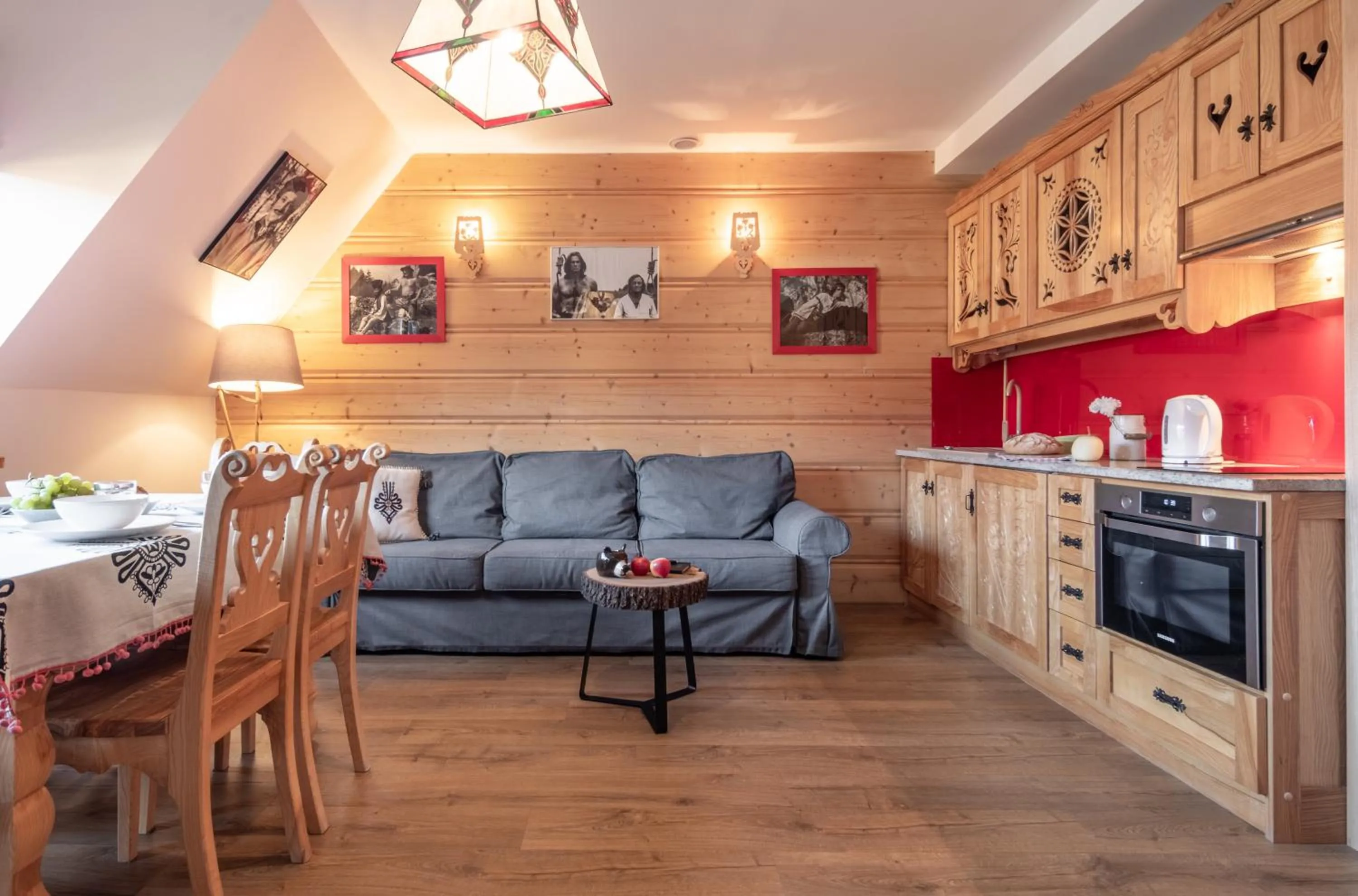 Kitchen or kitchenette in Czerwona Izba